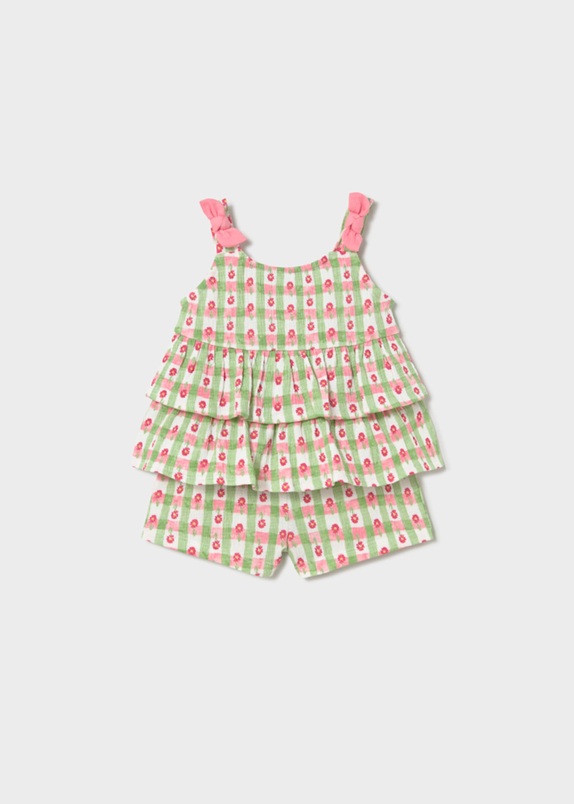 Baby printed Bermuda shorts set