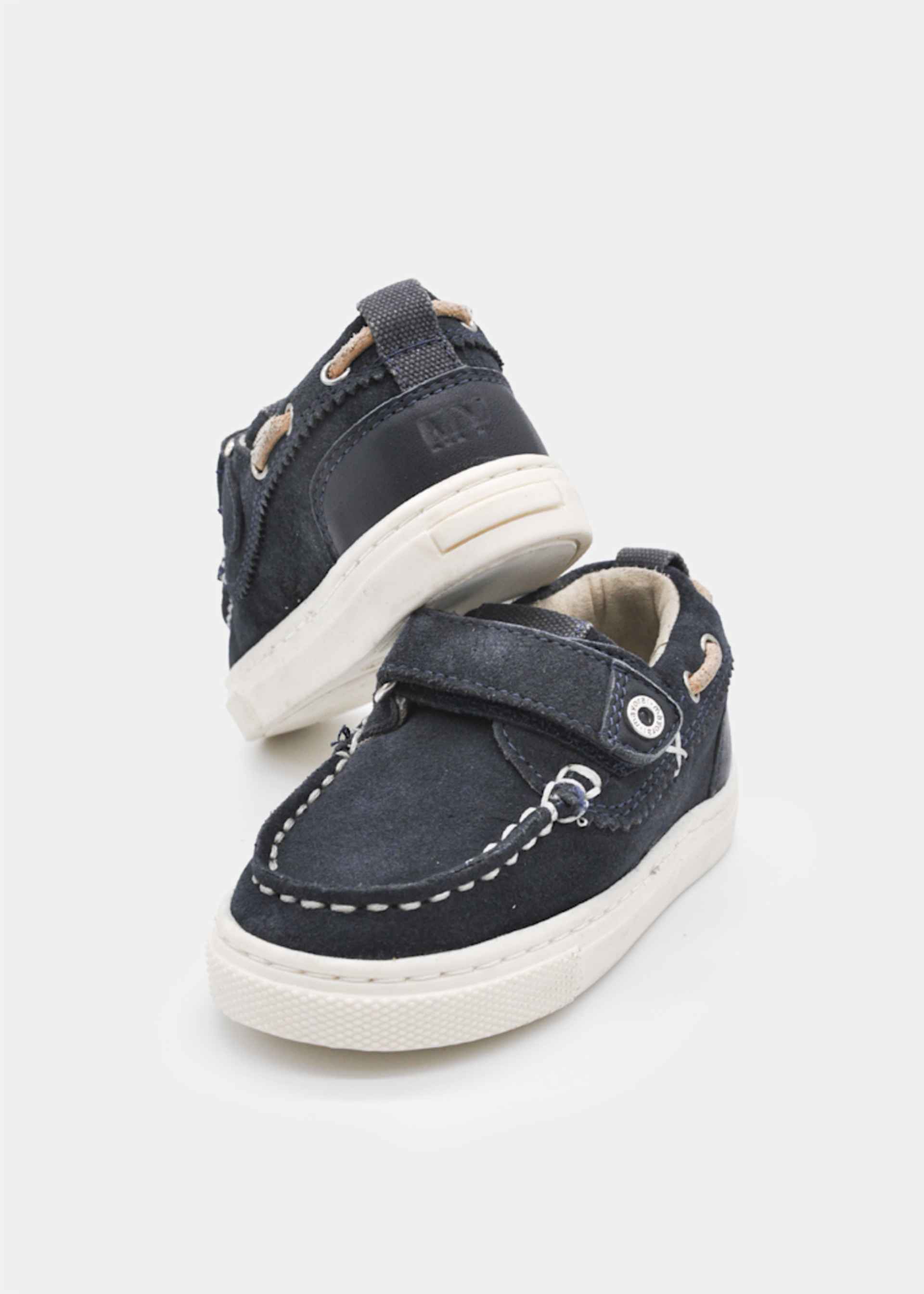 Baby split leather boat shoes