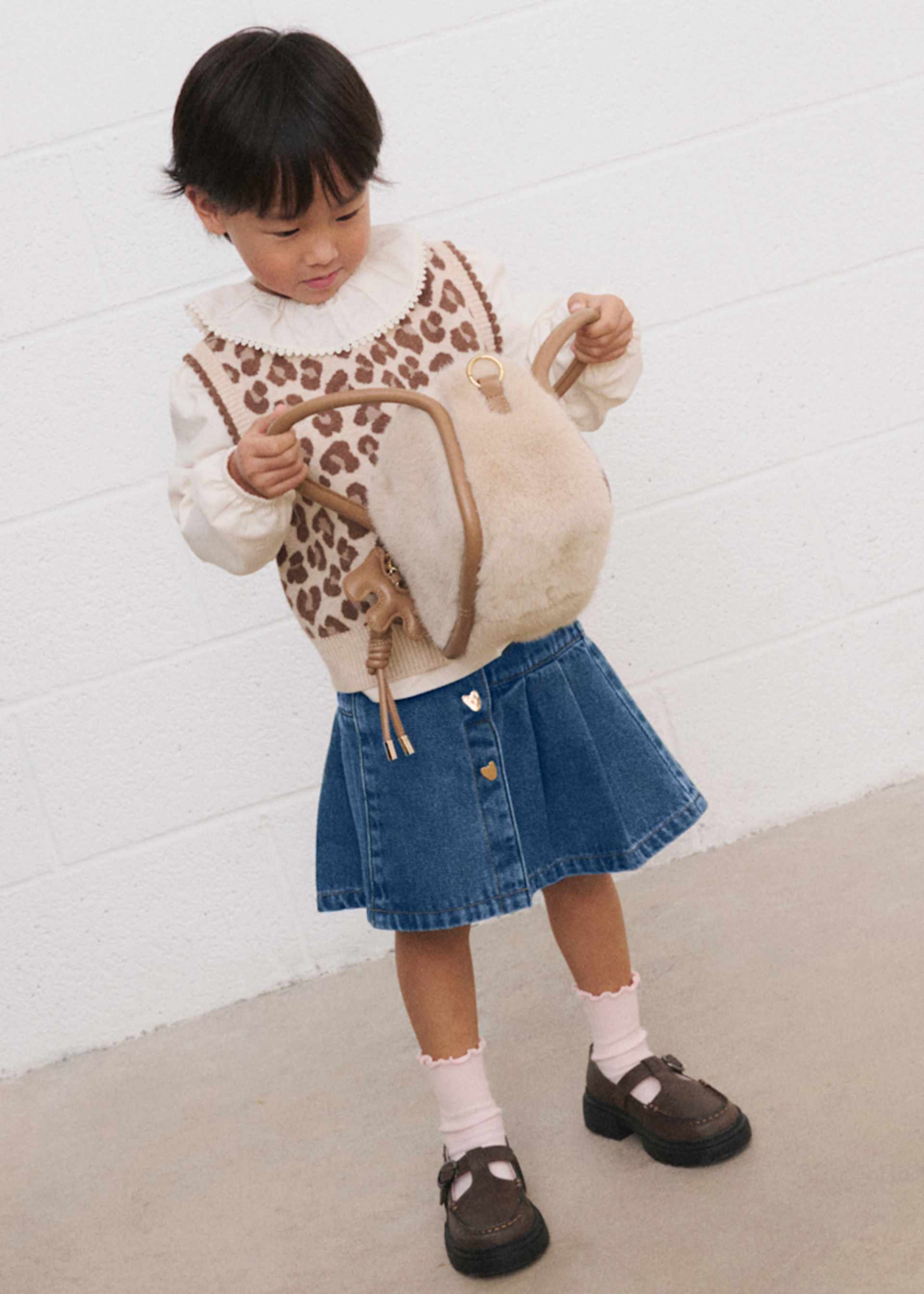 Falda vaquera niña