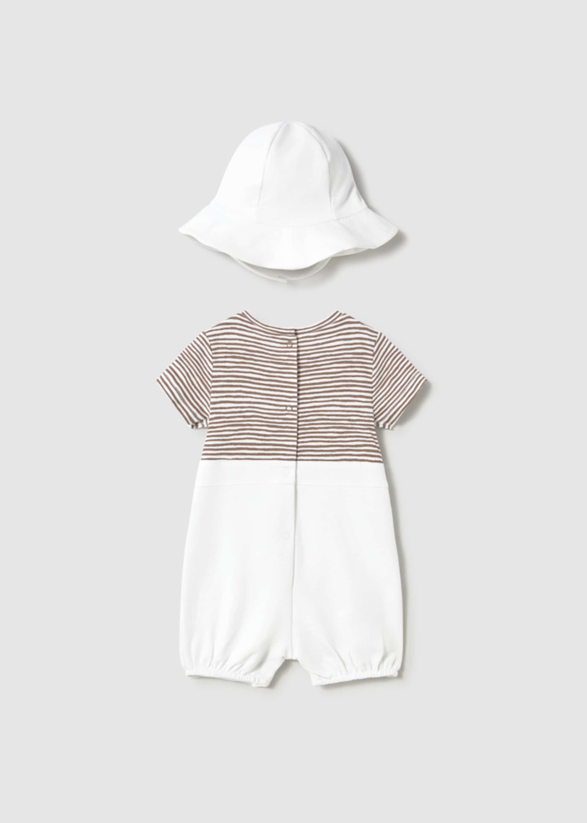 Body en maille avec bonnet nouveau-né