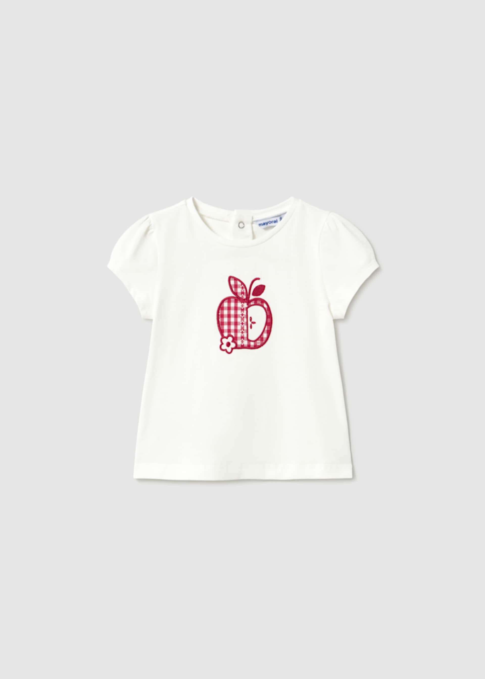 Baby apple print T-shirt