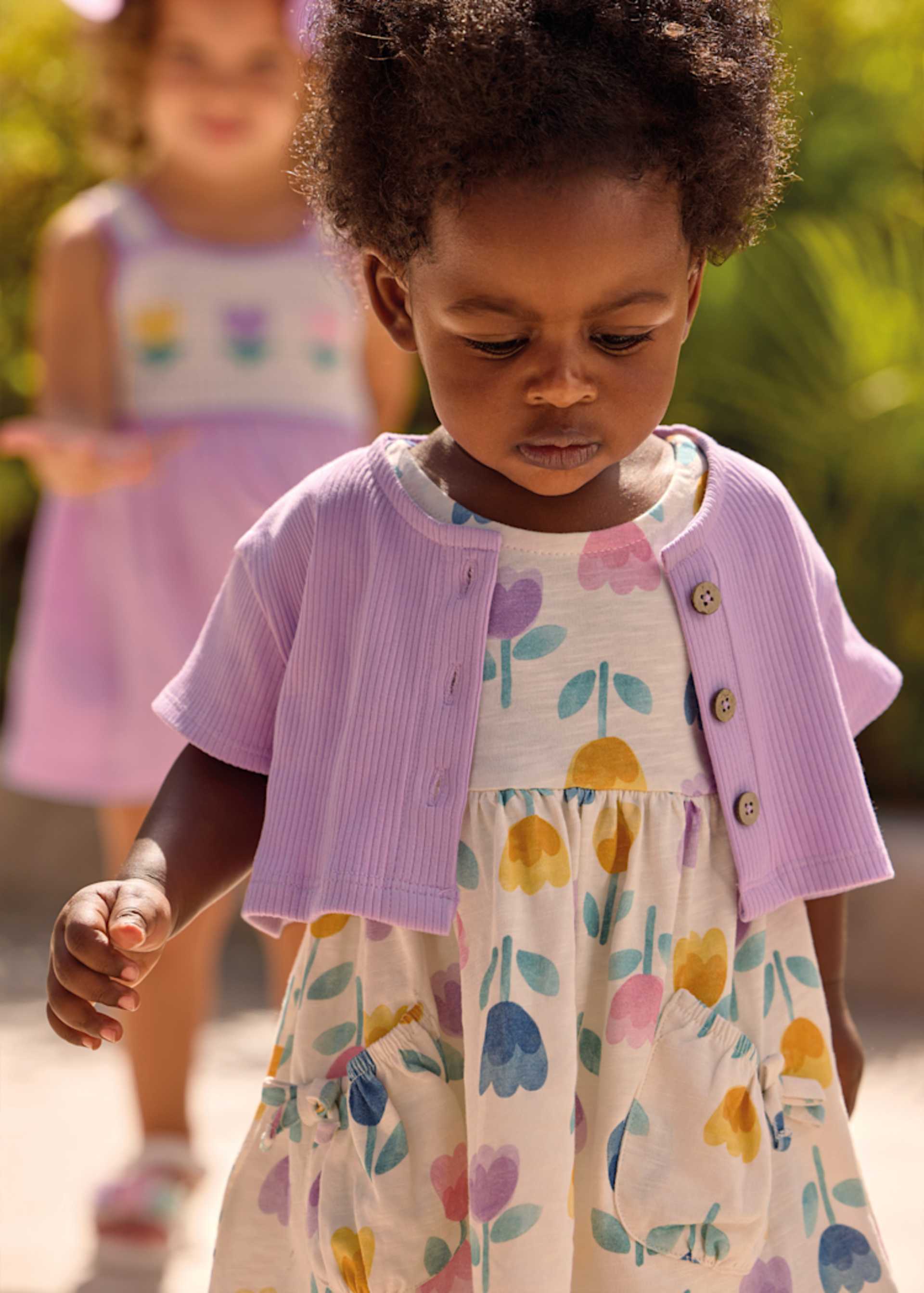 Kleid gemustert mit Jacke Baby