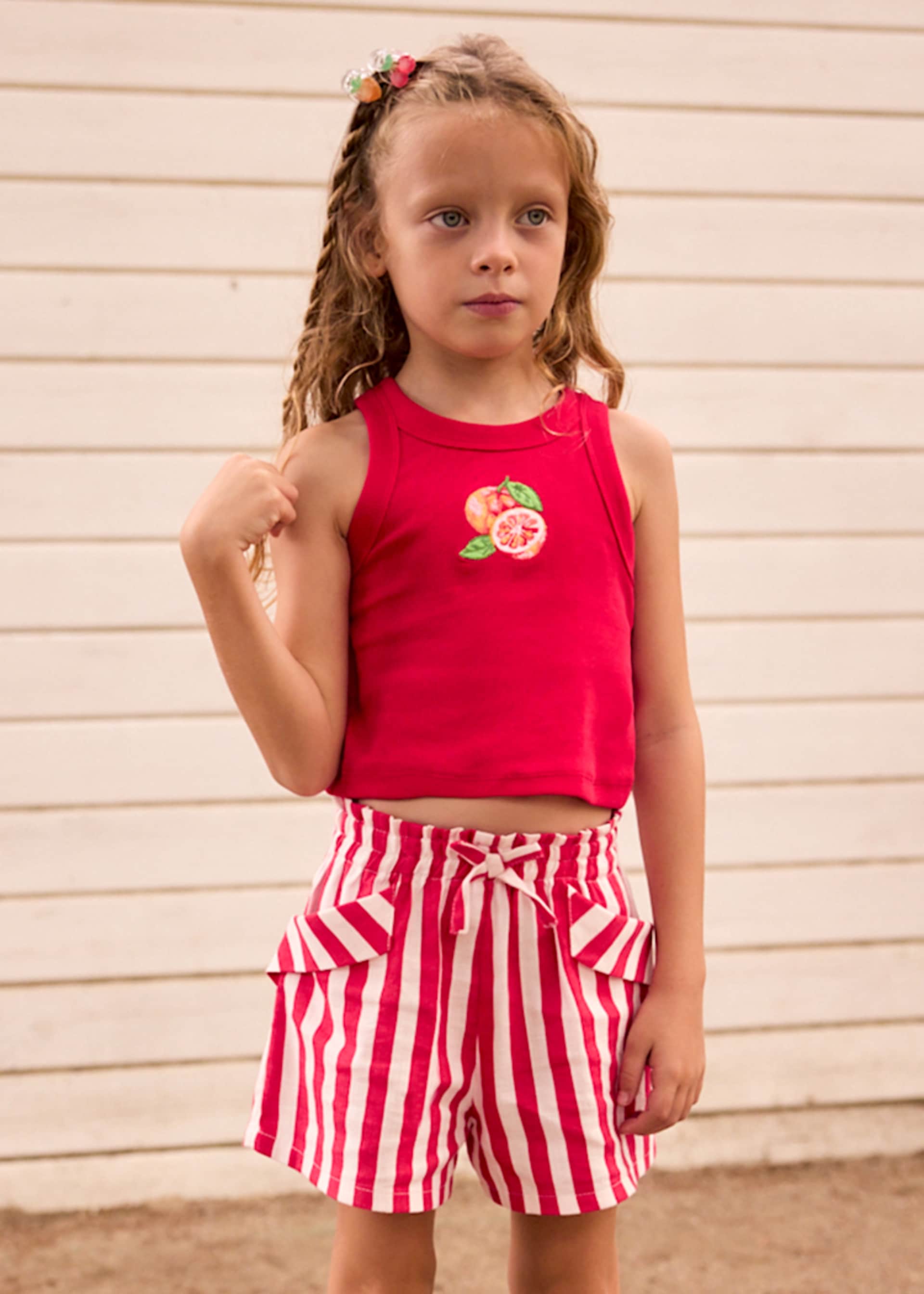 Pantaloncino stampato bambina