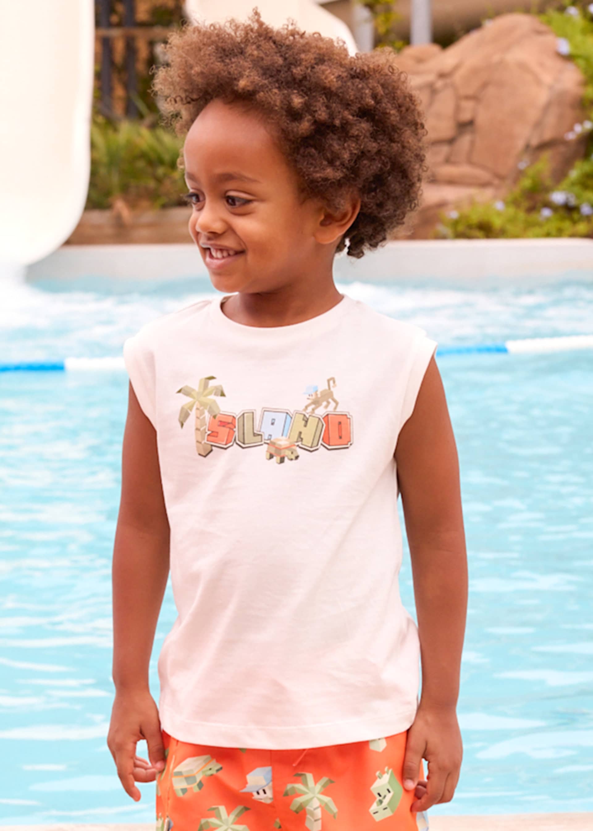 Playera de tirantes niño