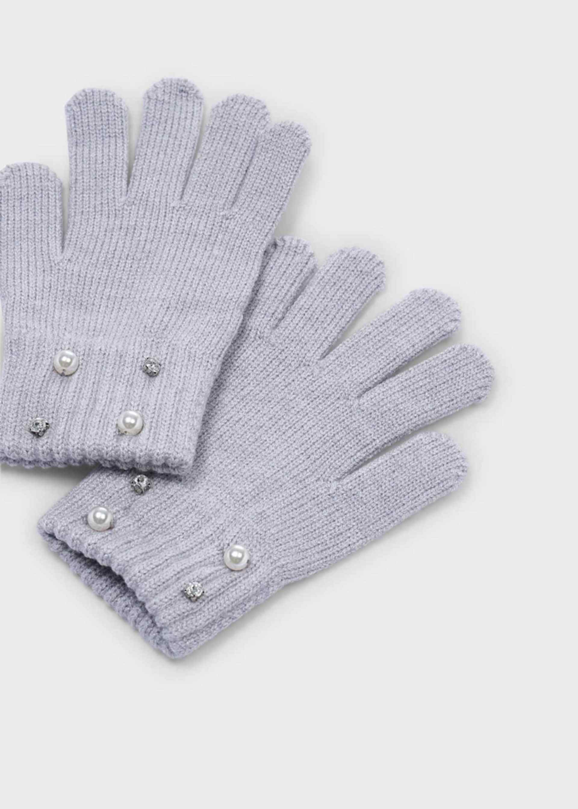 Handschuhe Perlen Mädchen