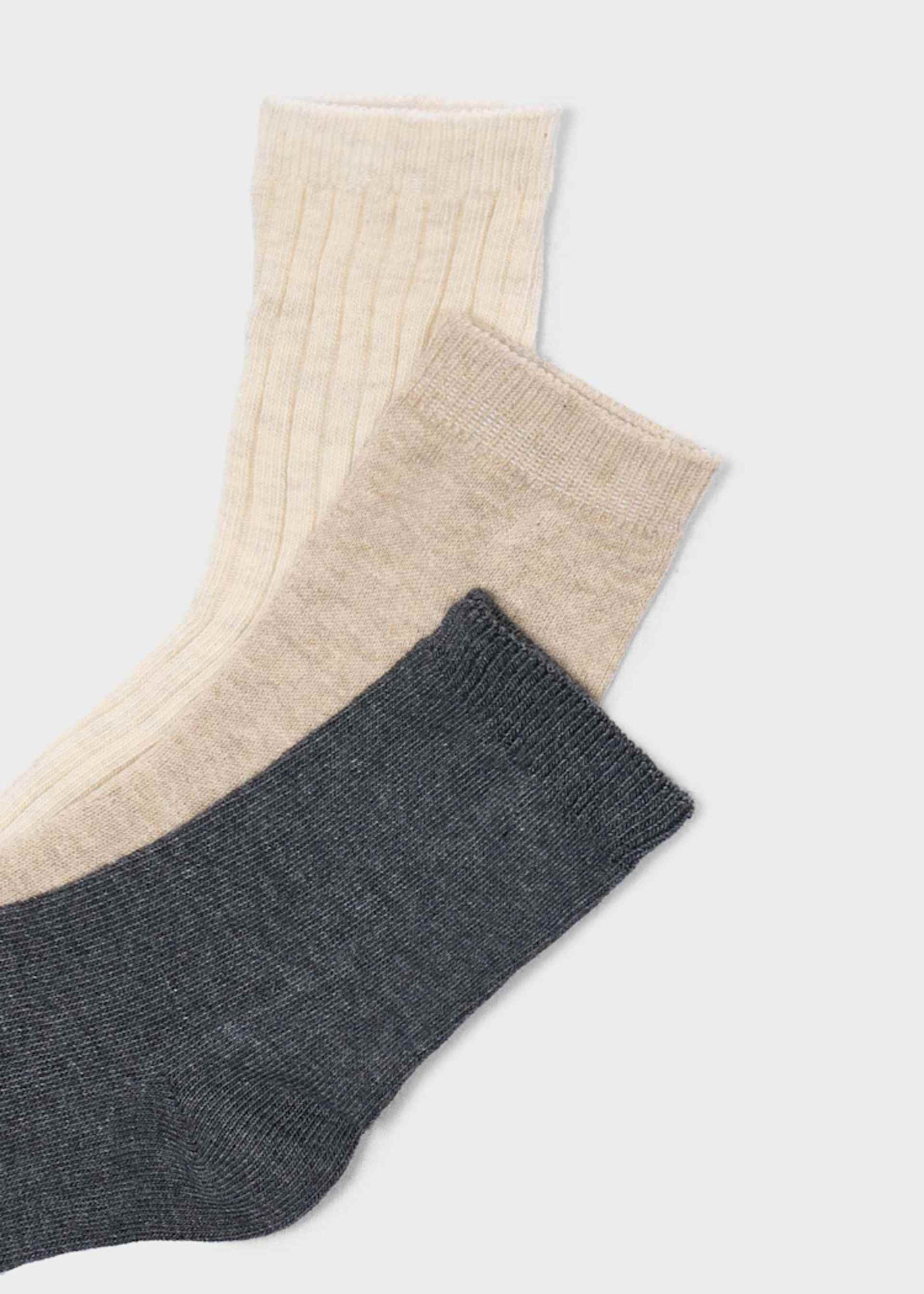 Socken 3er-Set einfarbig Jungen