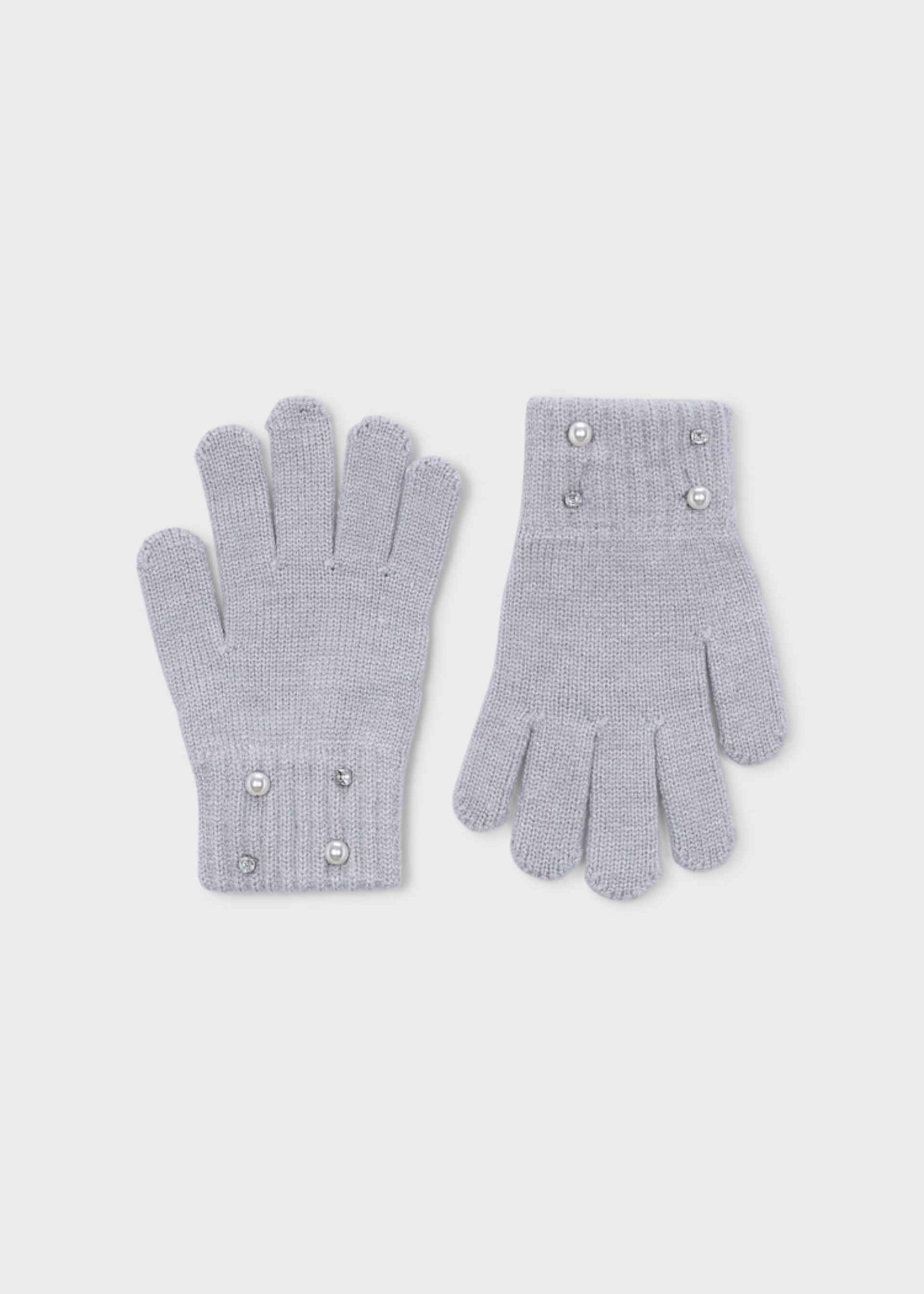 Handschuhe Perlen Mädchen