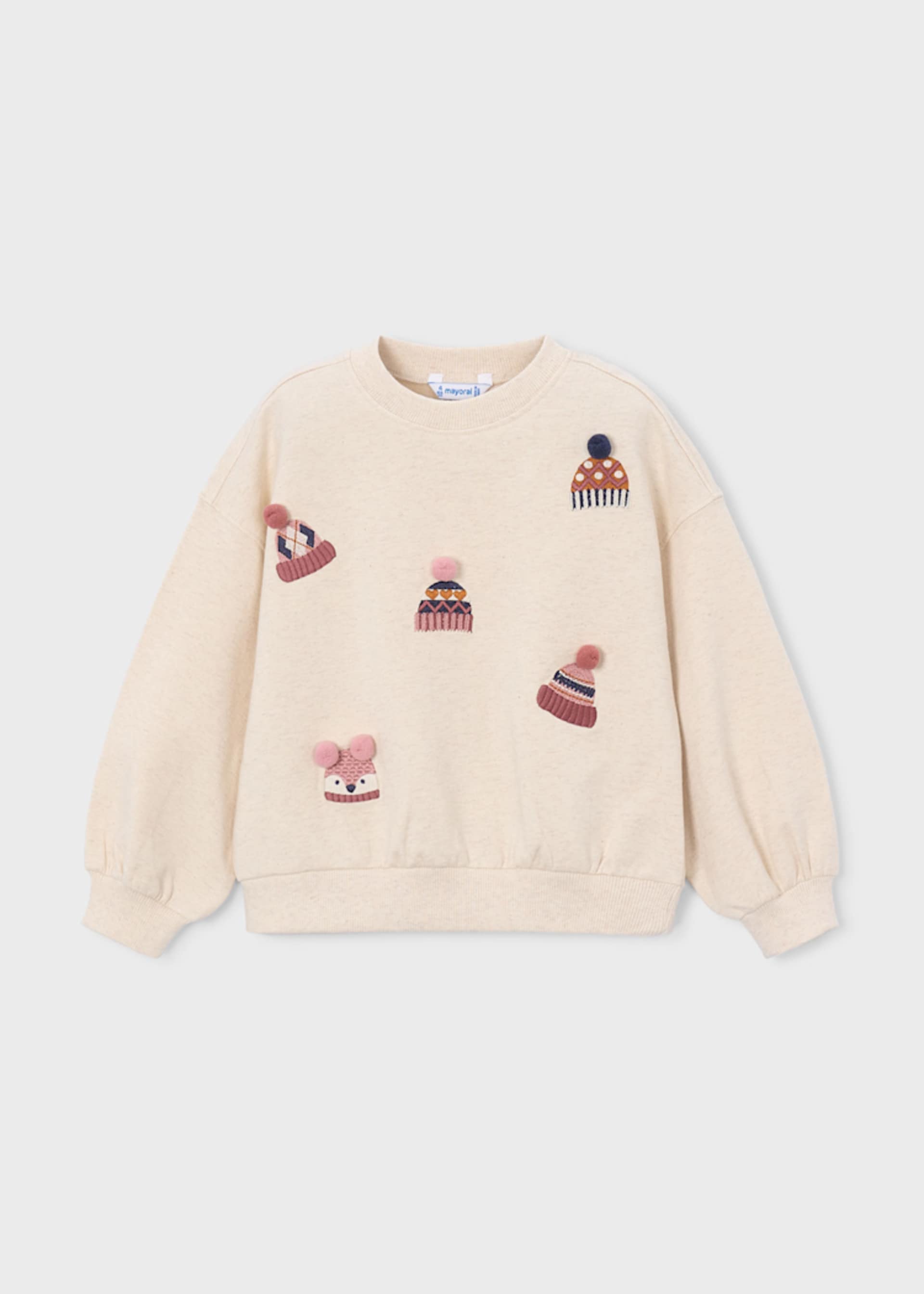 Sudadera bordados niña