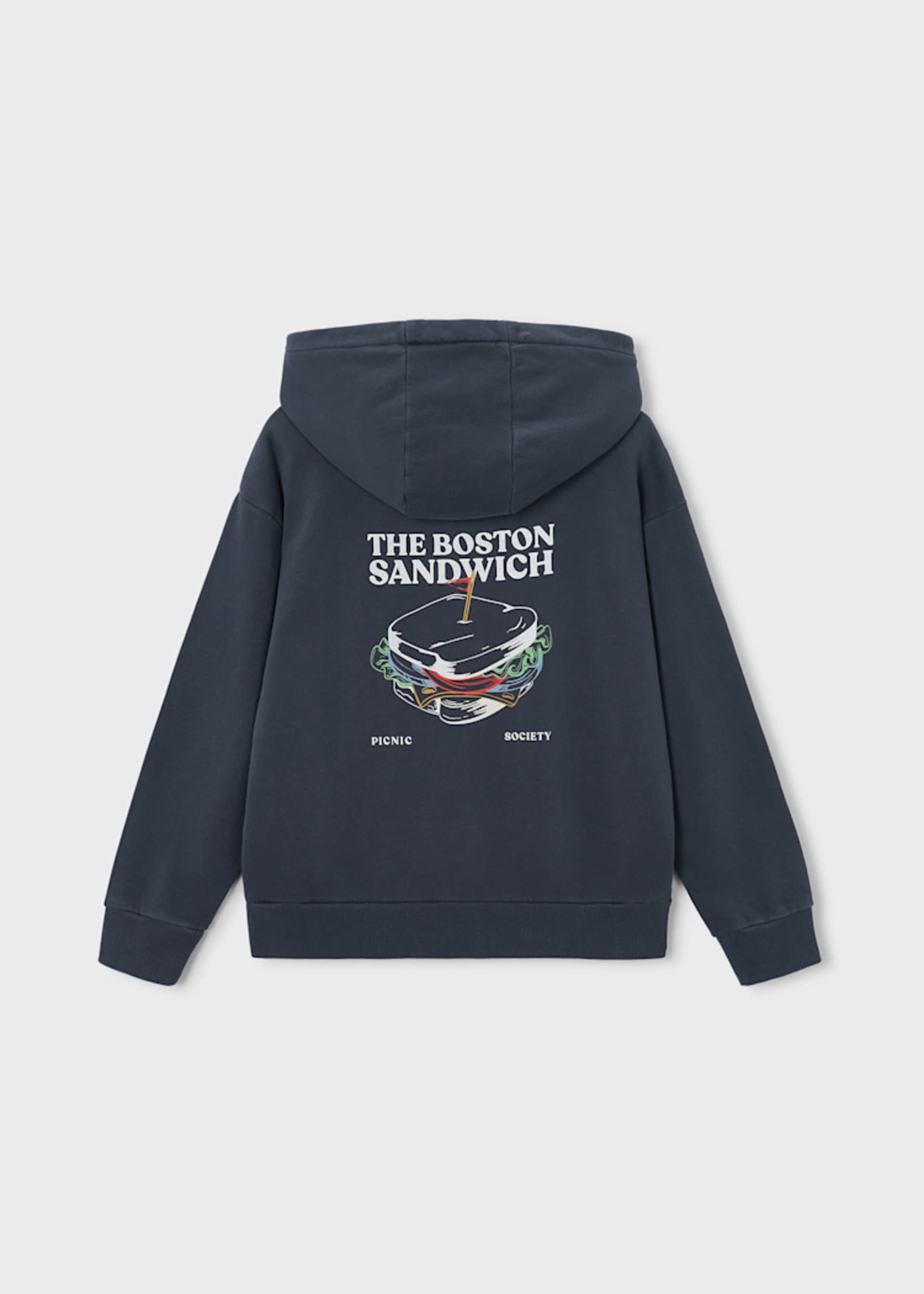 Sudadera con capucha print Boston Kids