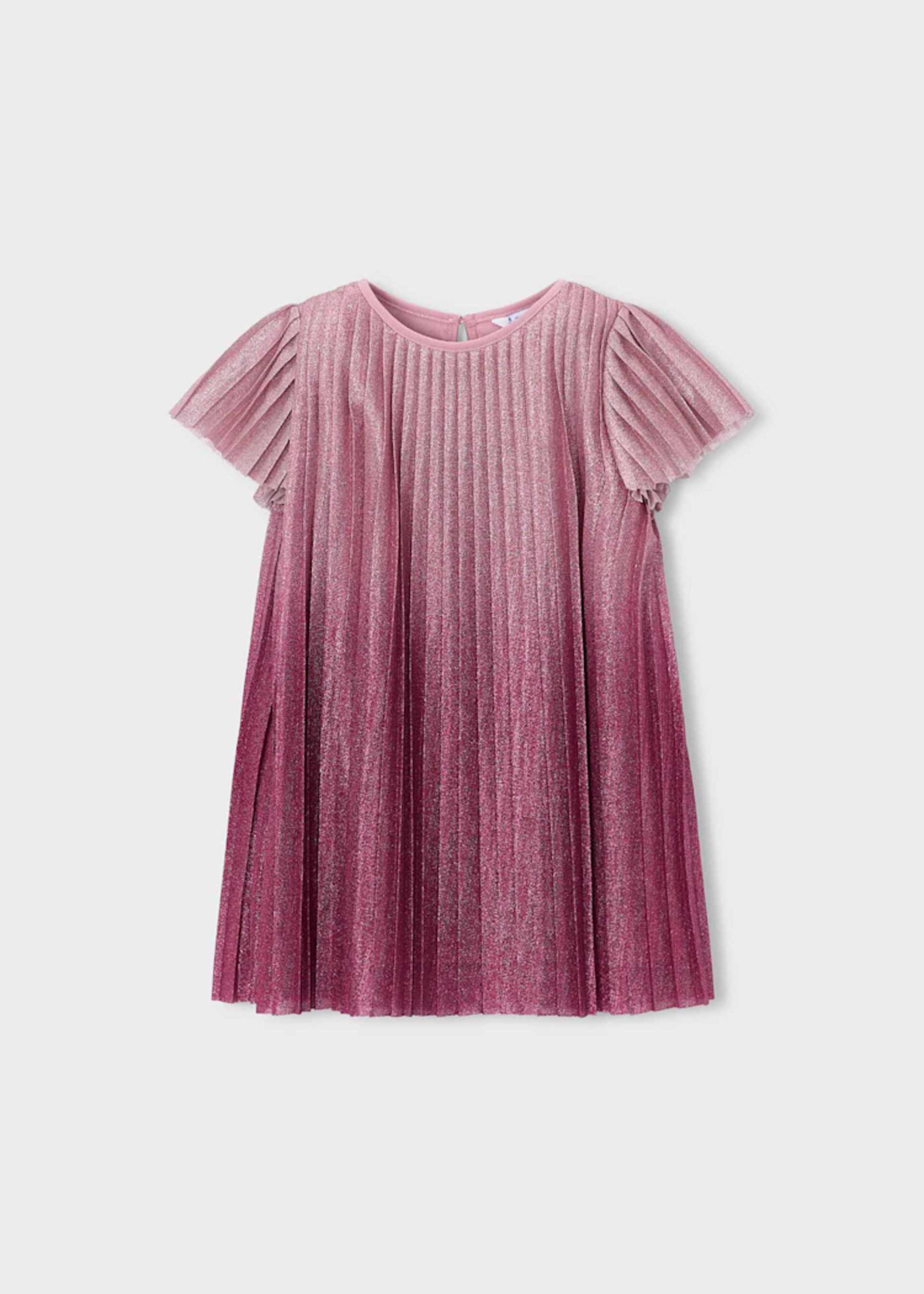 Robe plissée dégradée fille