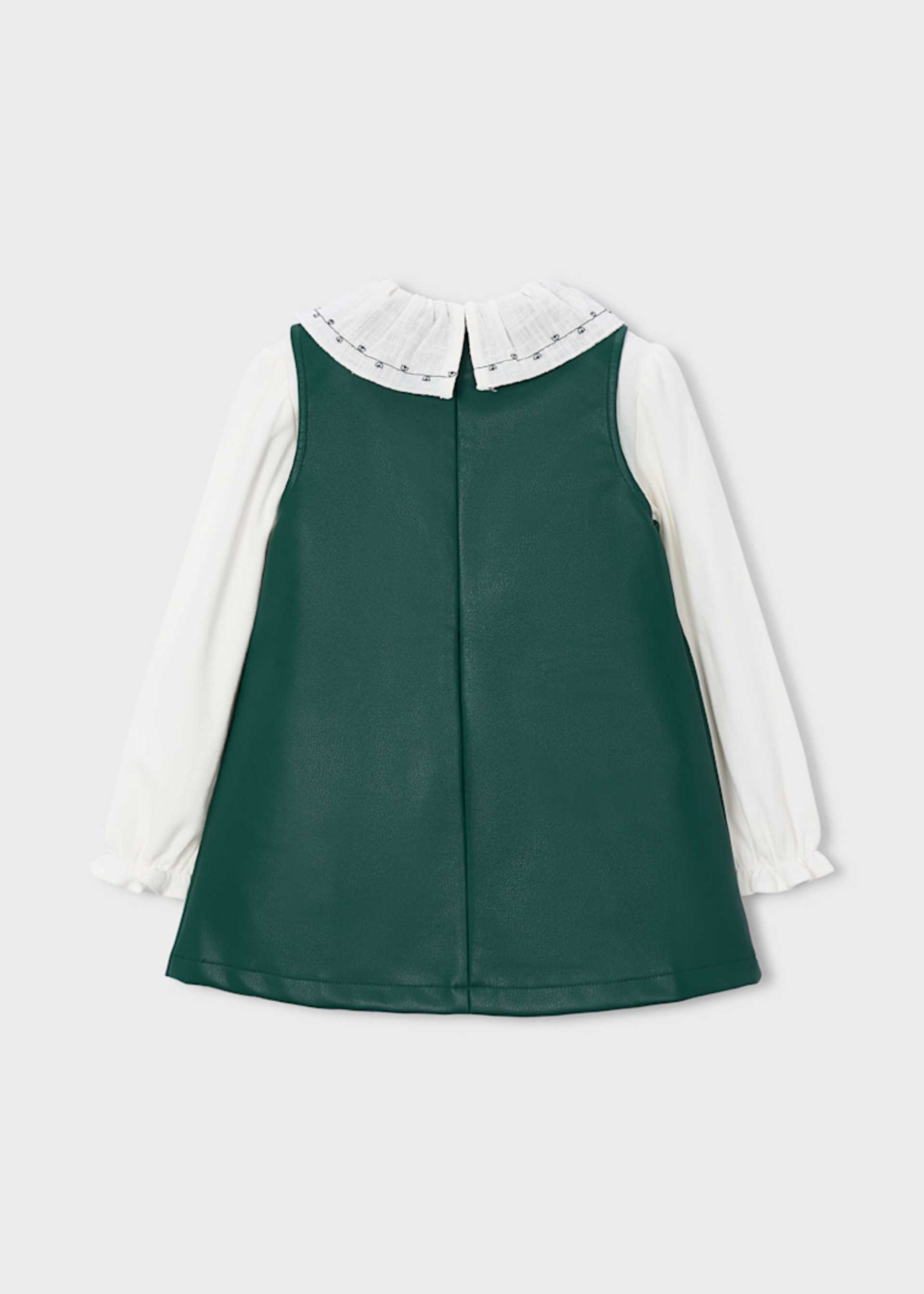 Vestido polipele com blusa menina