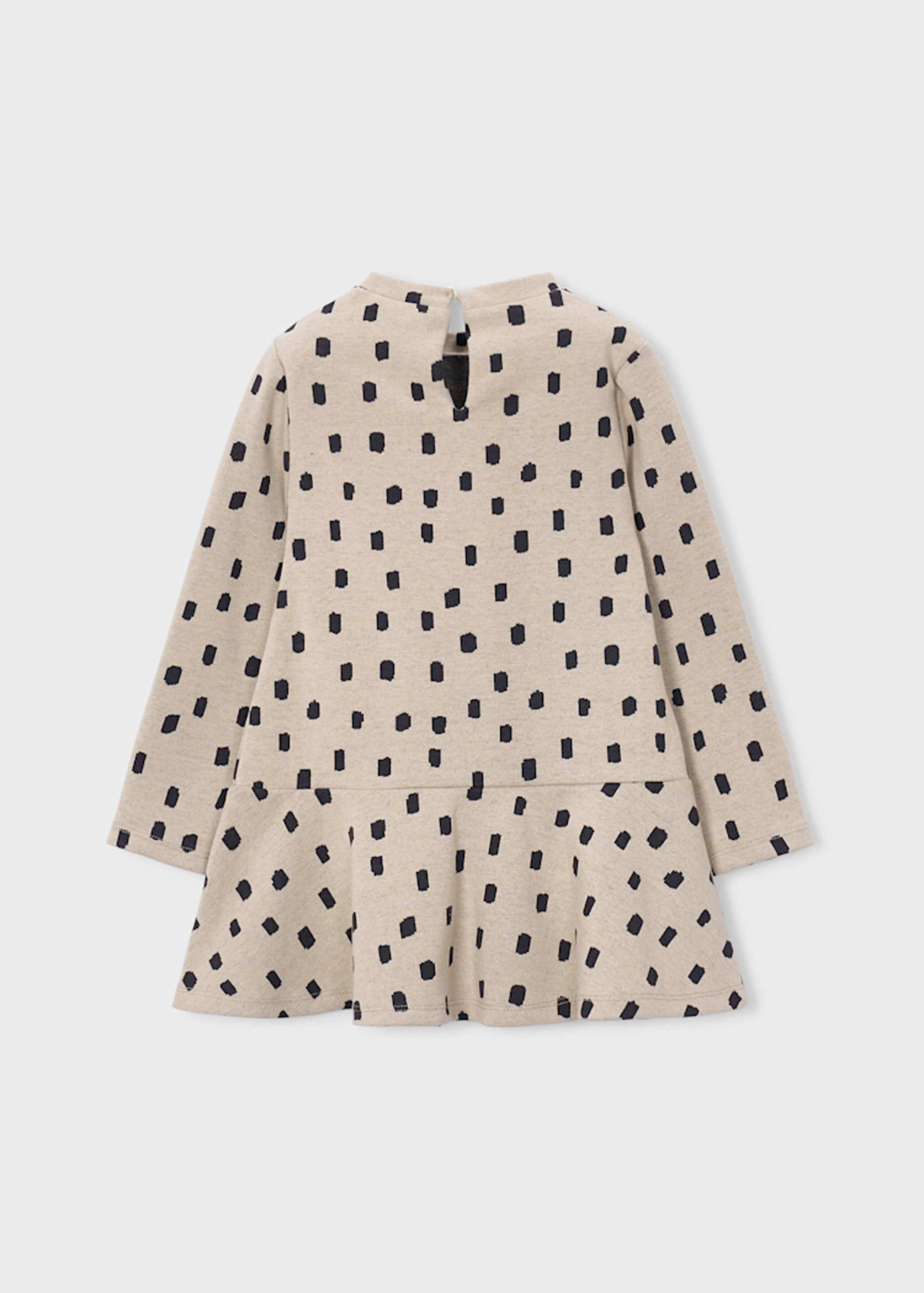 Vestido estampado con bolso niña