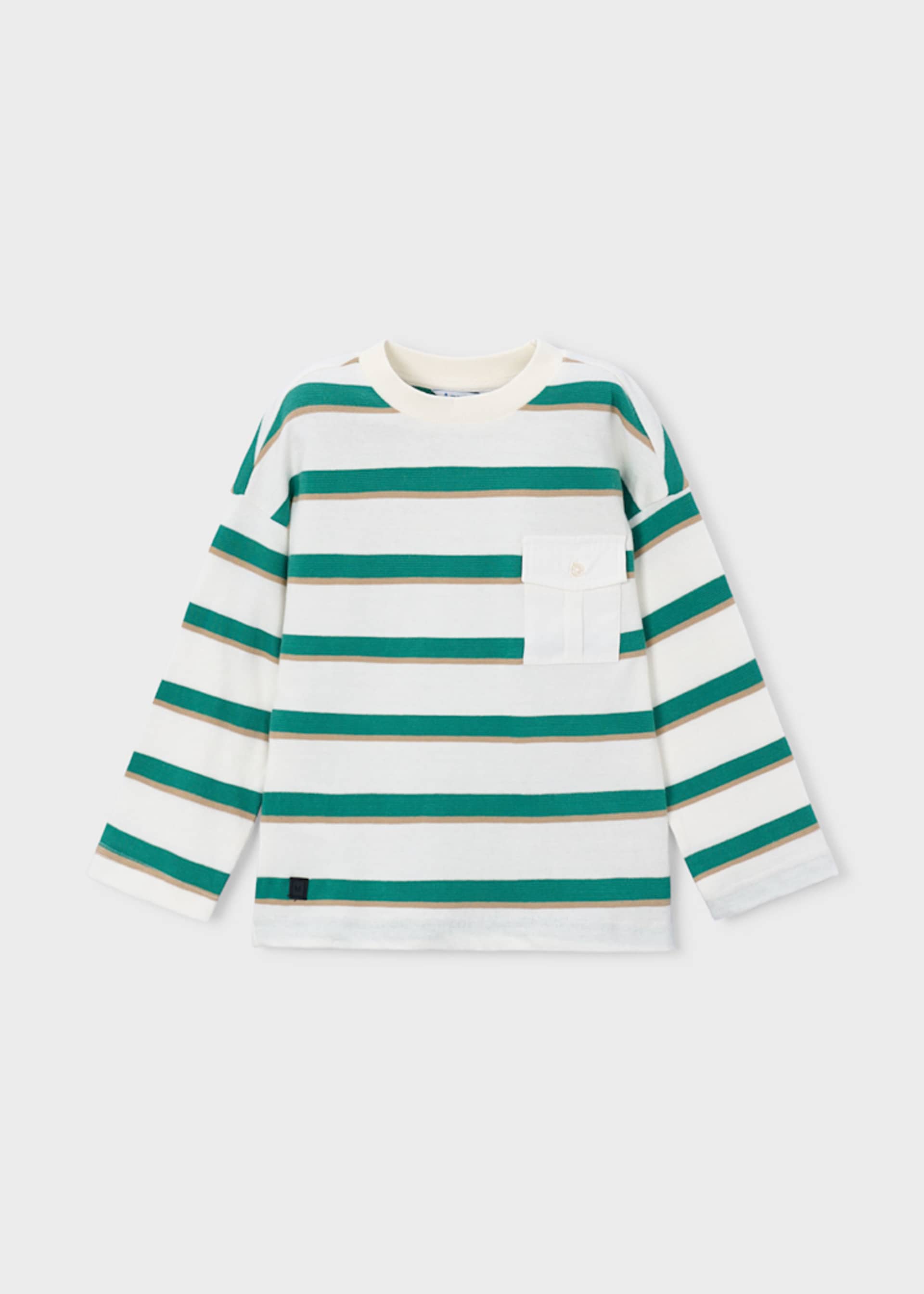 Boy Striped Pocket T-Shirt