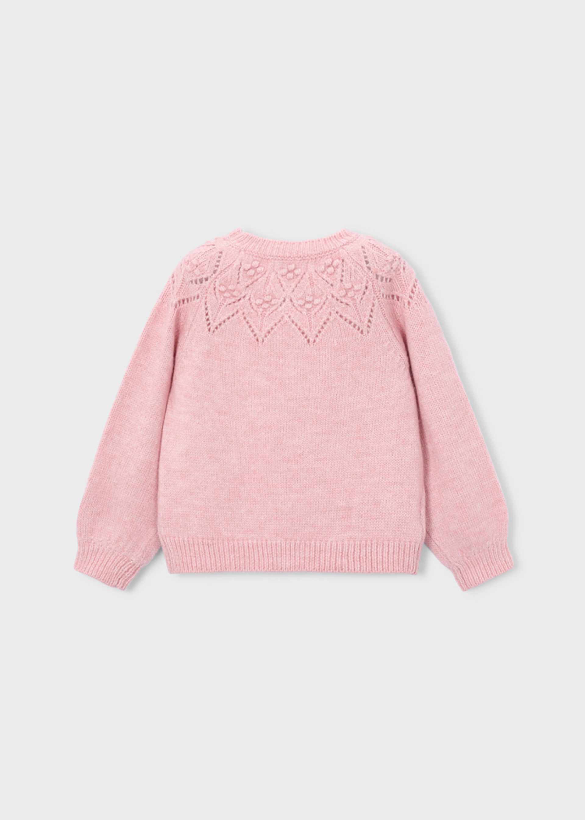 Pull ajouré fille