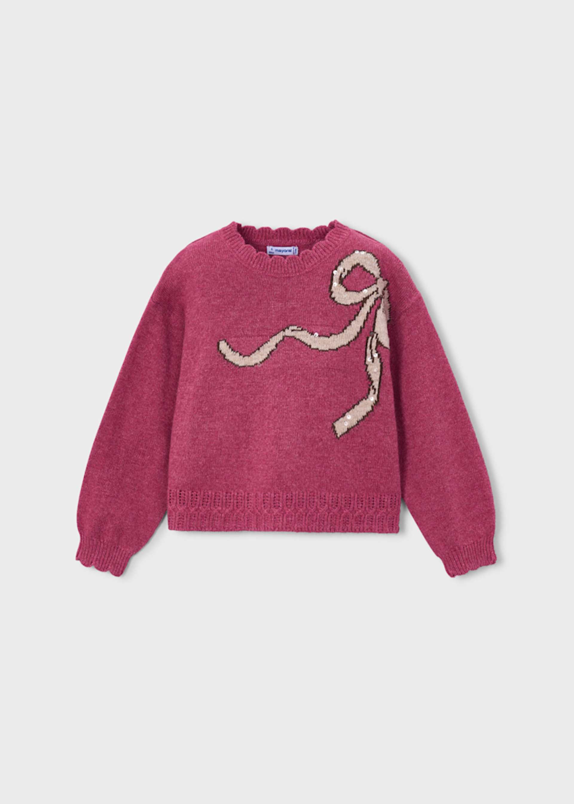 Jersey intarsia niña
