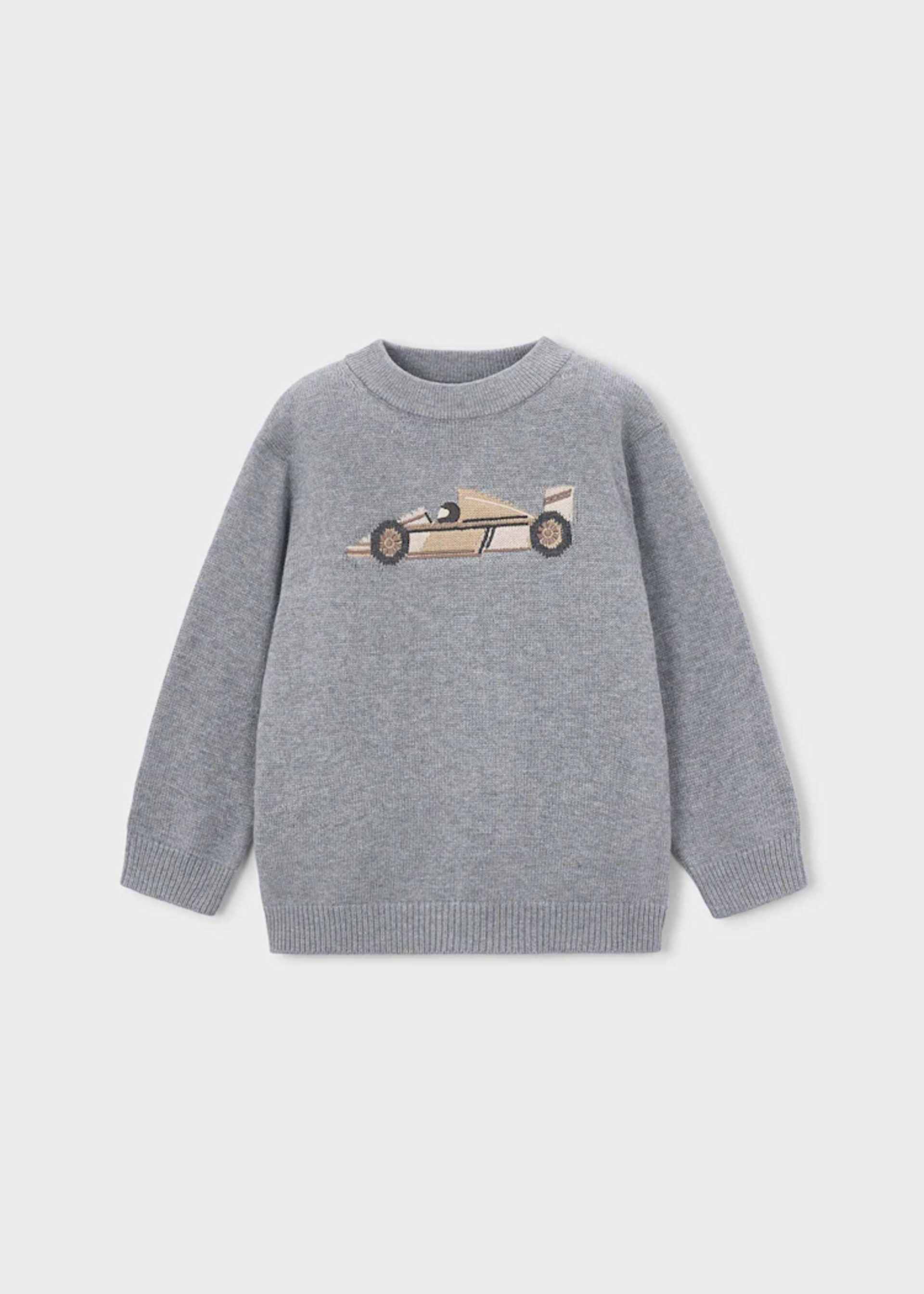 Boys' intarsia jumper