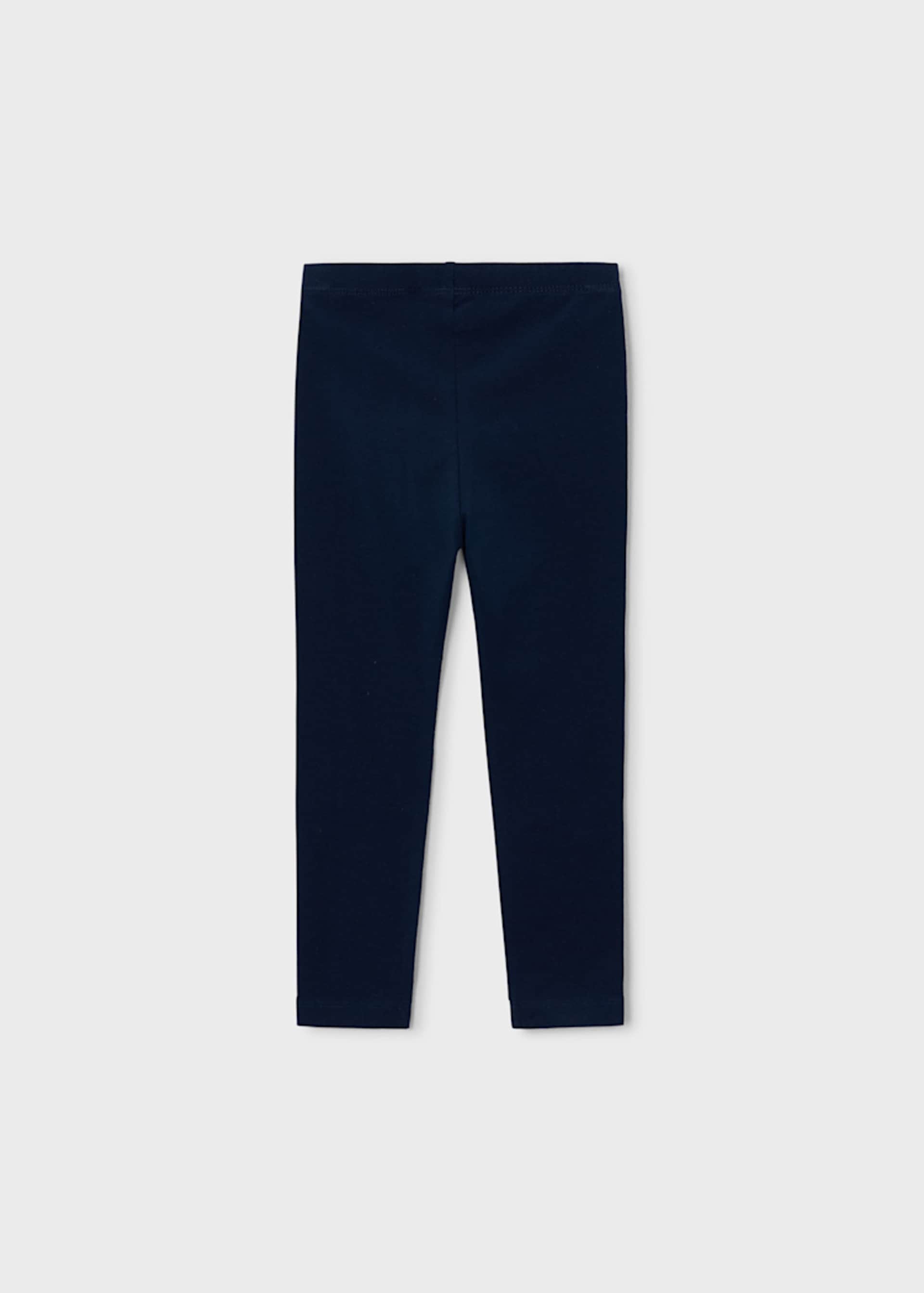 Basic knitted leggings for girls