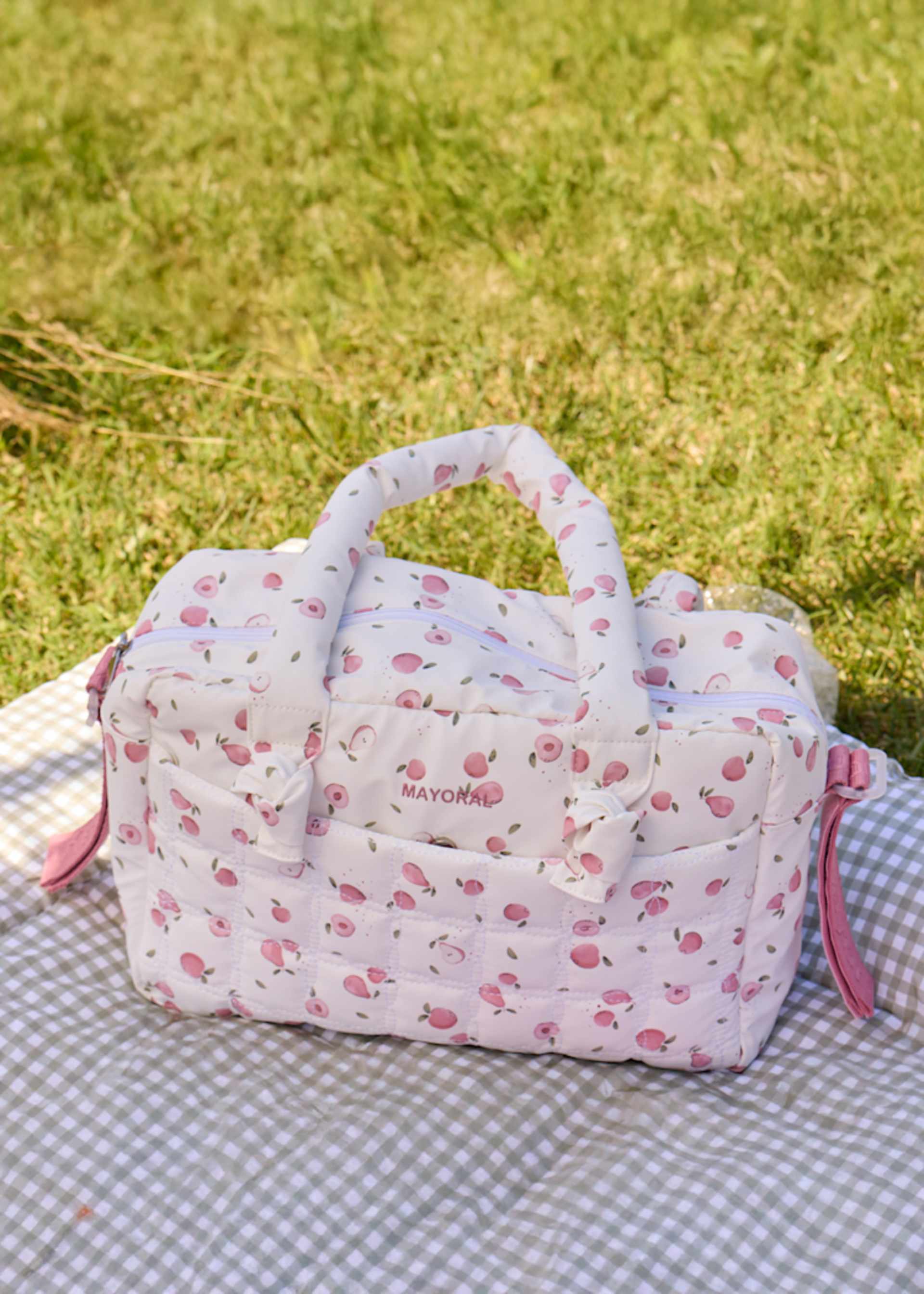 Waterproof printed baby maternity bag