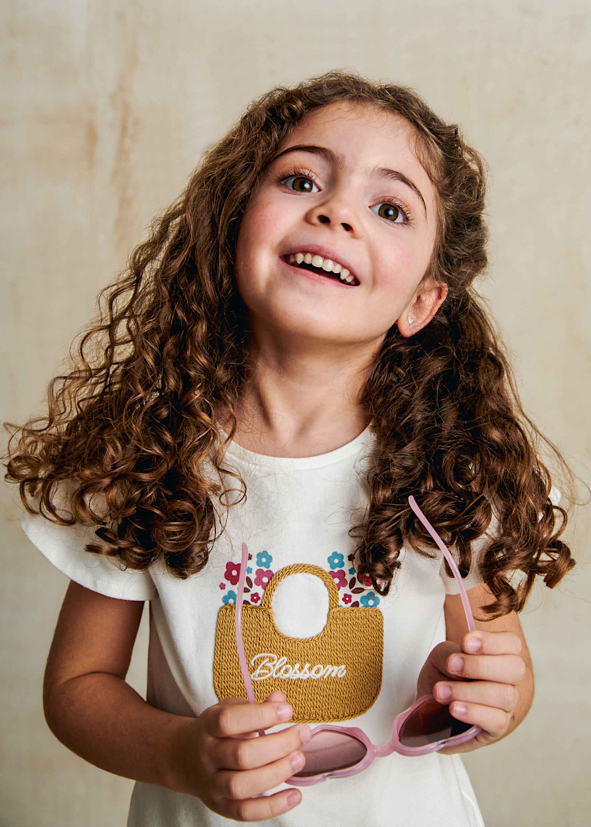 Camiseta aplique niña