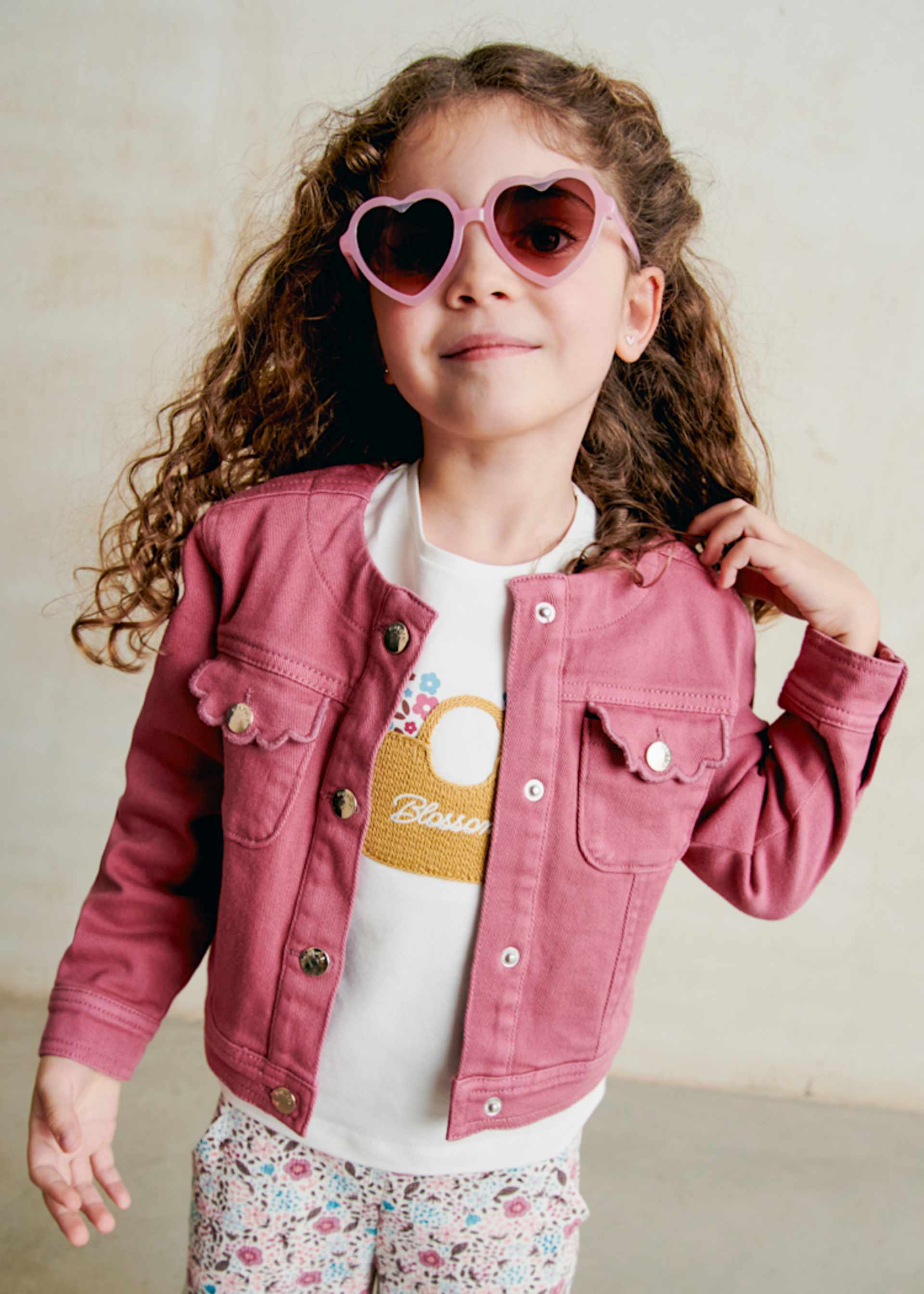 Girls' twill jacket