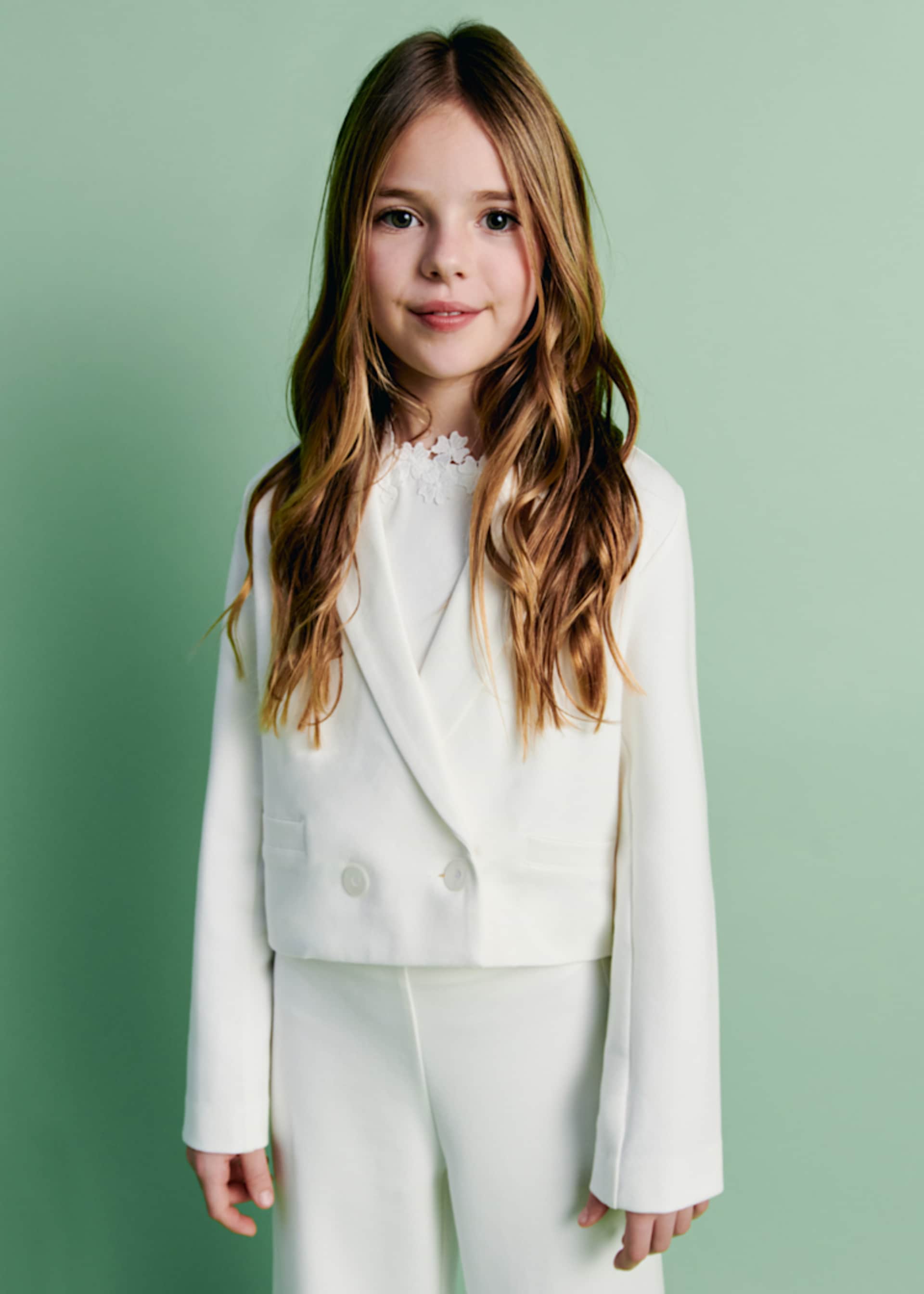 Veste à revers fille