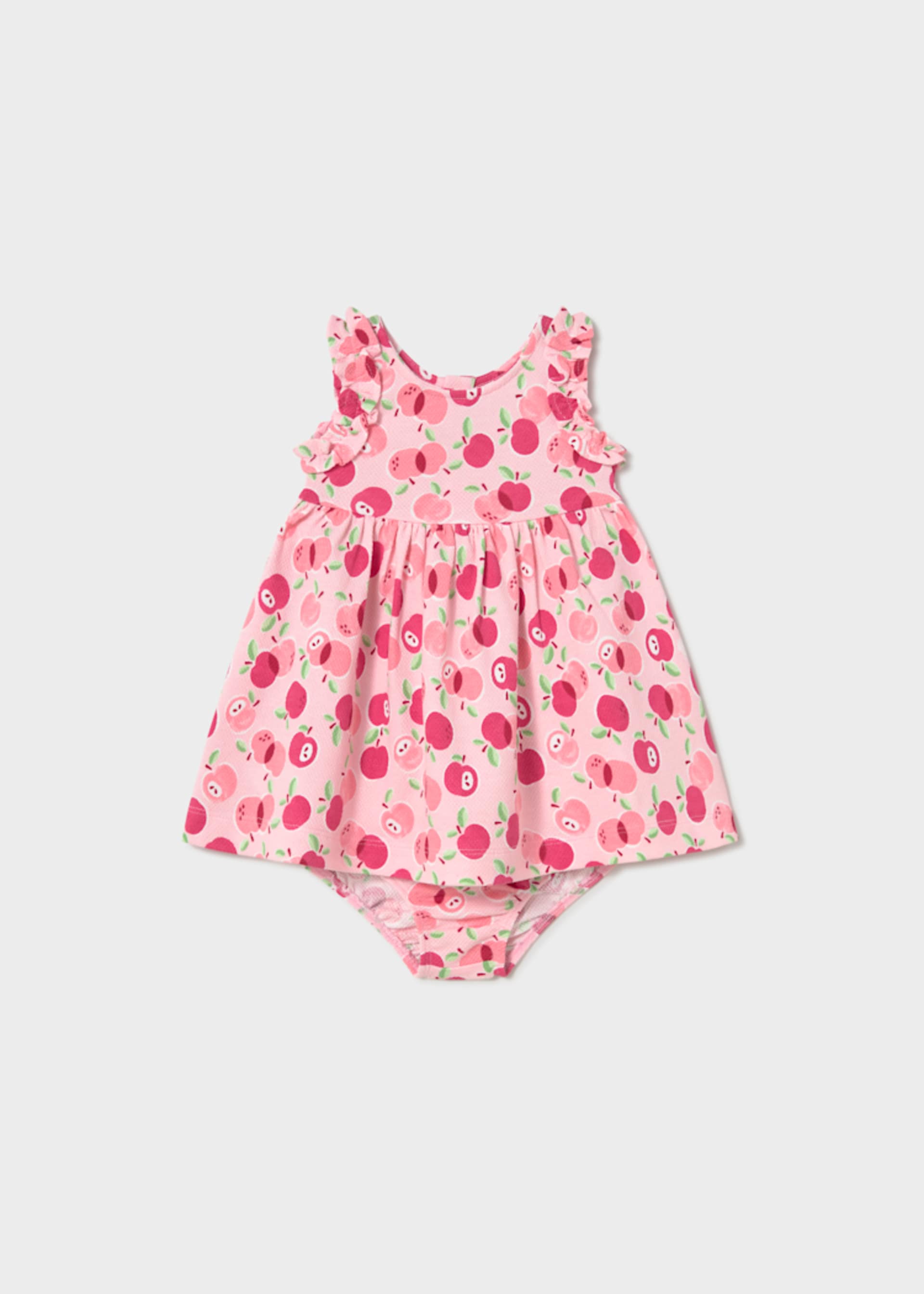 Kleid mit Windelhöschen Äpfel Baby