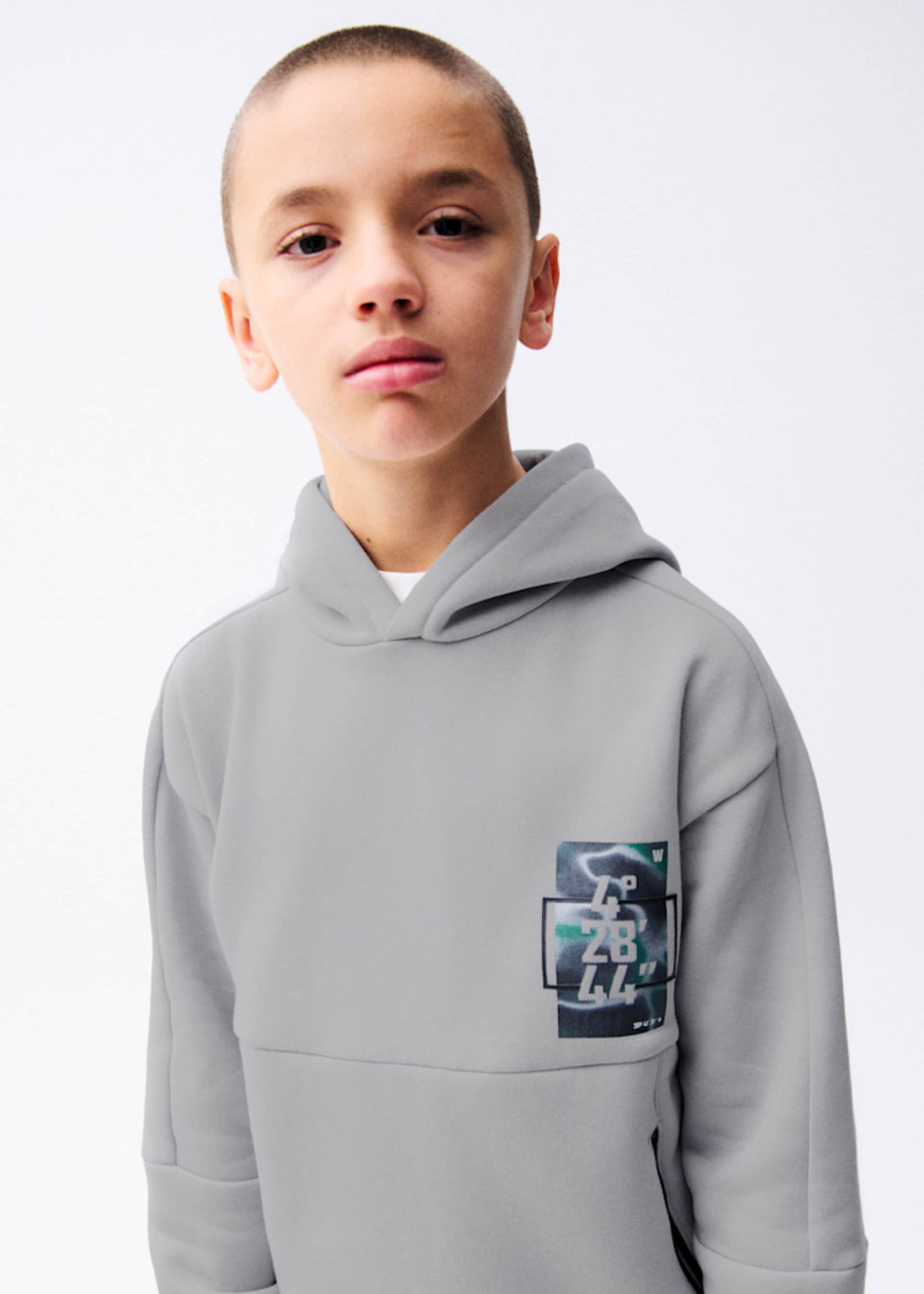 Kapuzen-Sweatshirt Reißverschlüsse Teenager Jungen