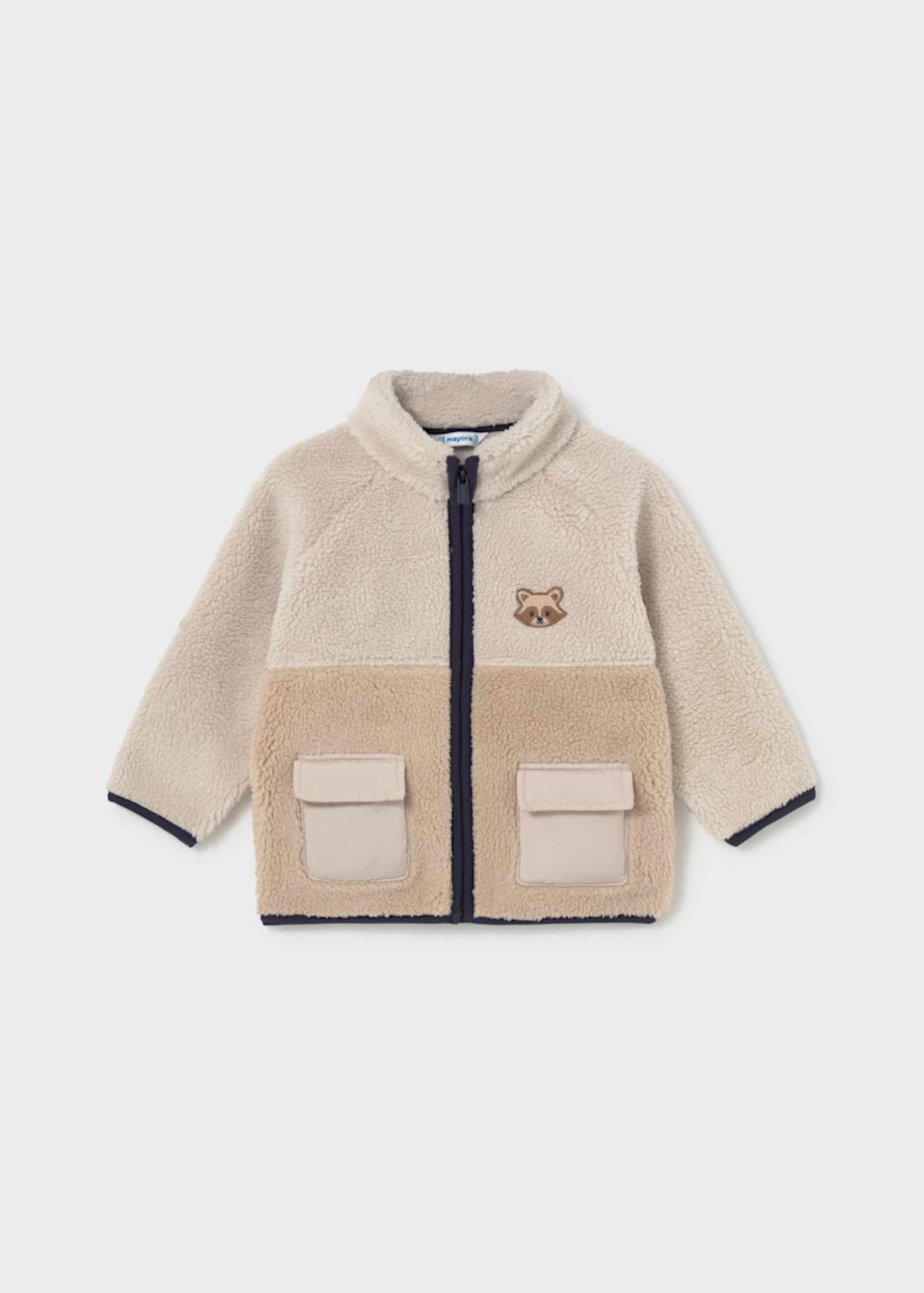 Baby sheepskin zip-up jacket Baby sheepskin zip-up jacket
