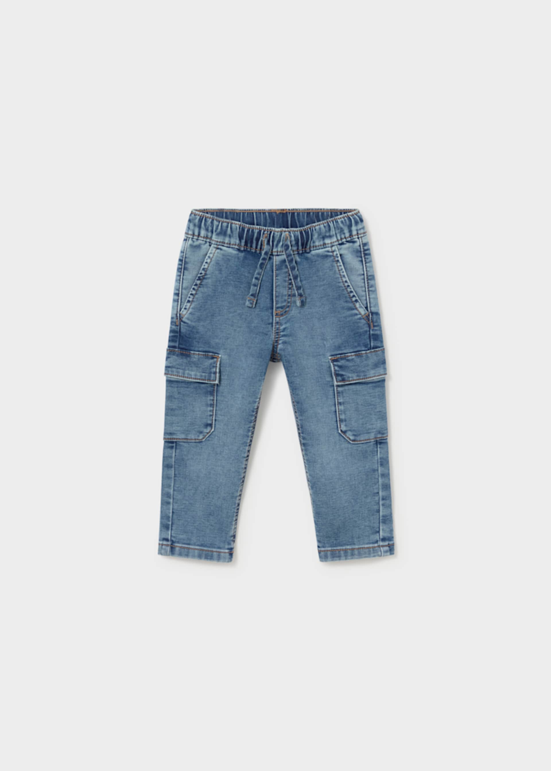 Spodnie jeansowe typu cargo dla niemowlęcia Spodnie jeansowe typu cargo dla niemowlęcia