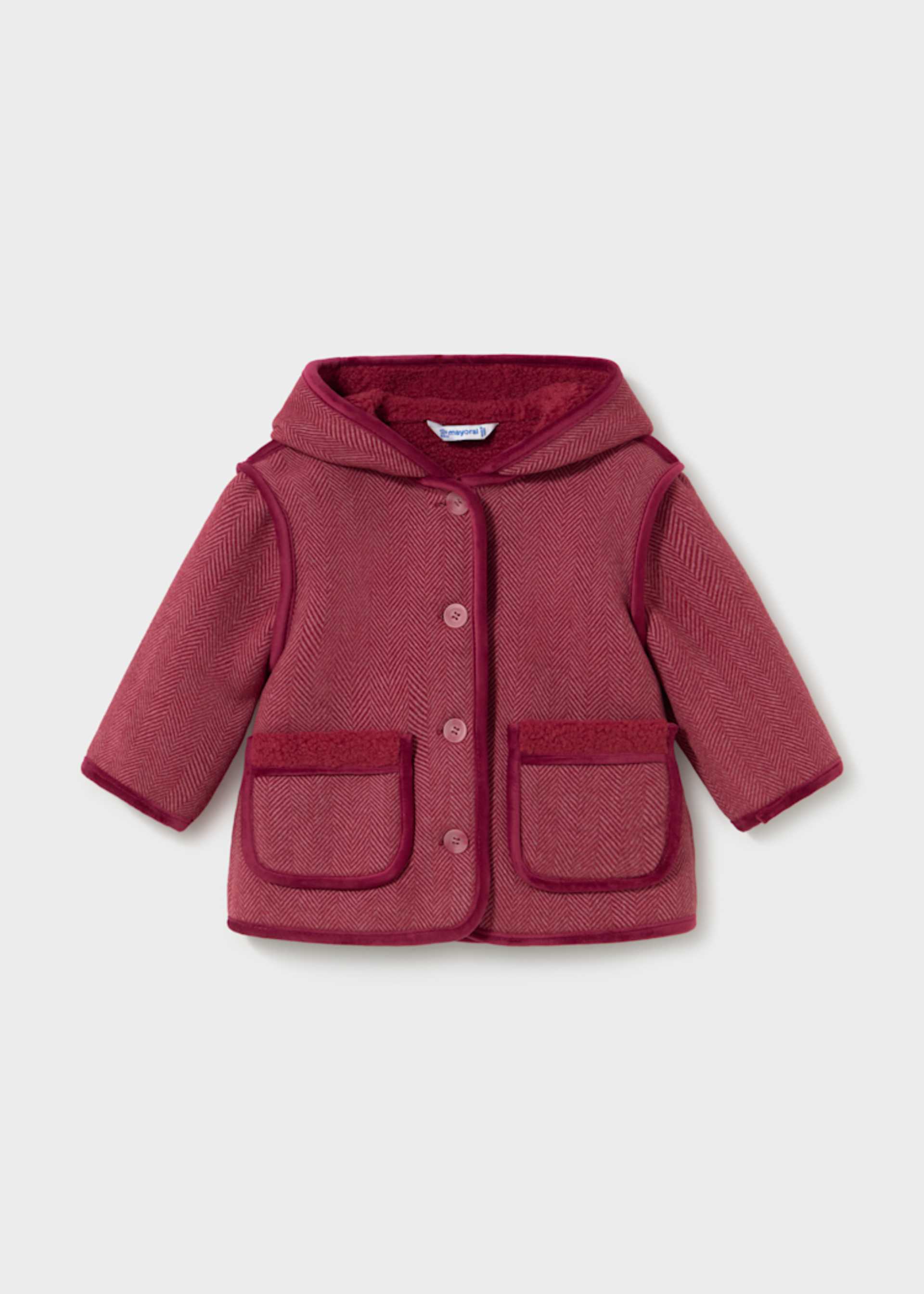 Baby pocketed coat