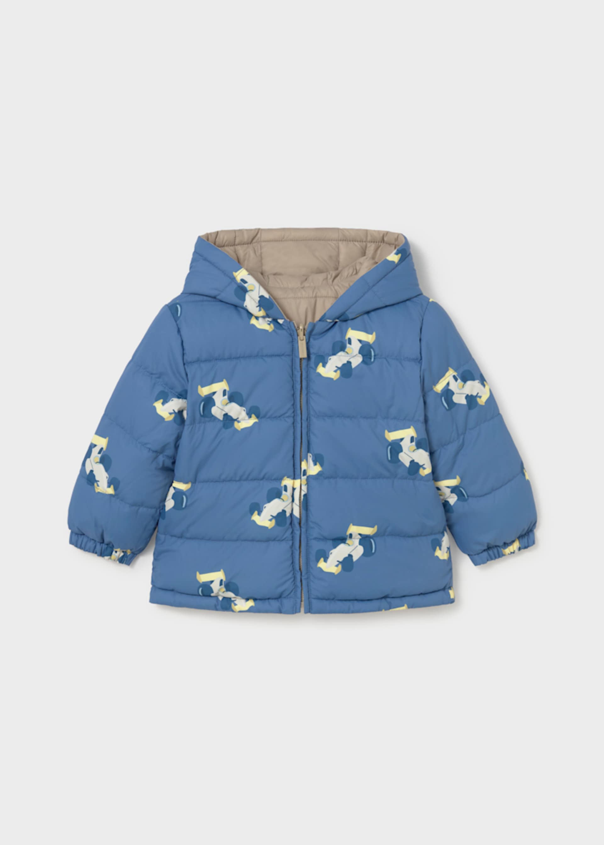 Giaccone soft reversibile stampato bimbo