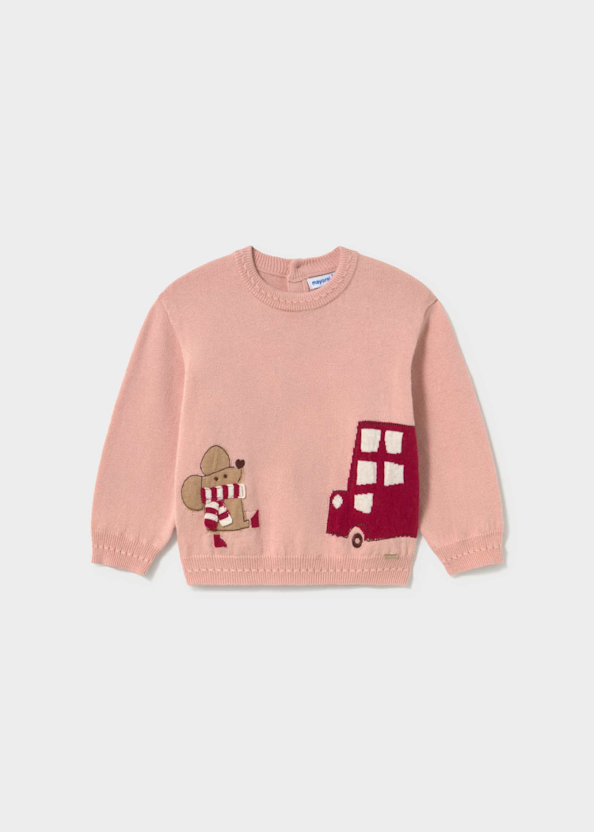 Pull intarsia bébé
