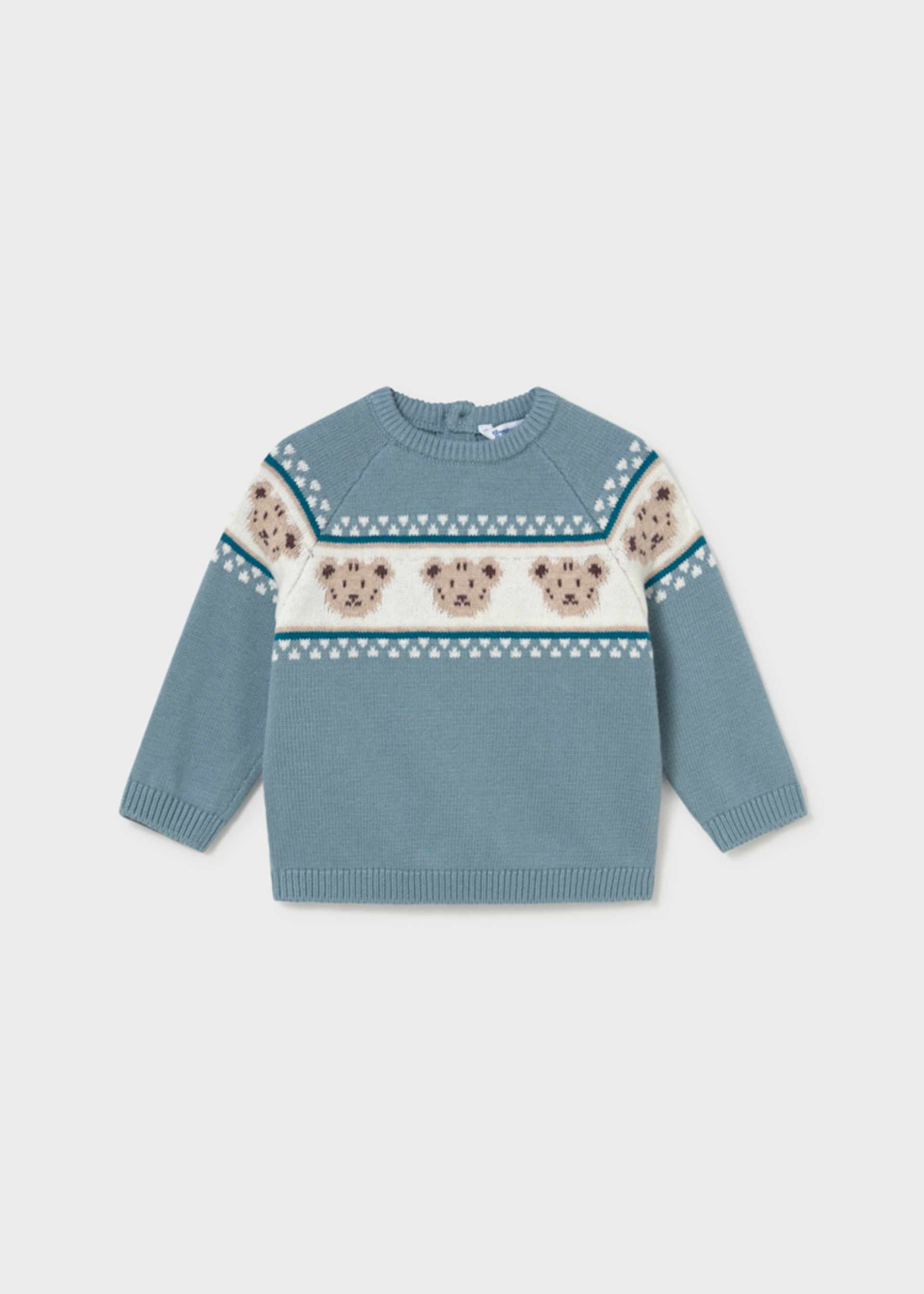 Pullover Jacquard Bärchen Baby