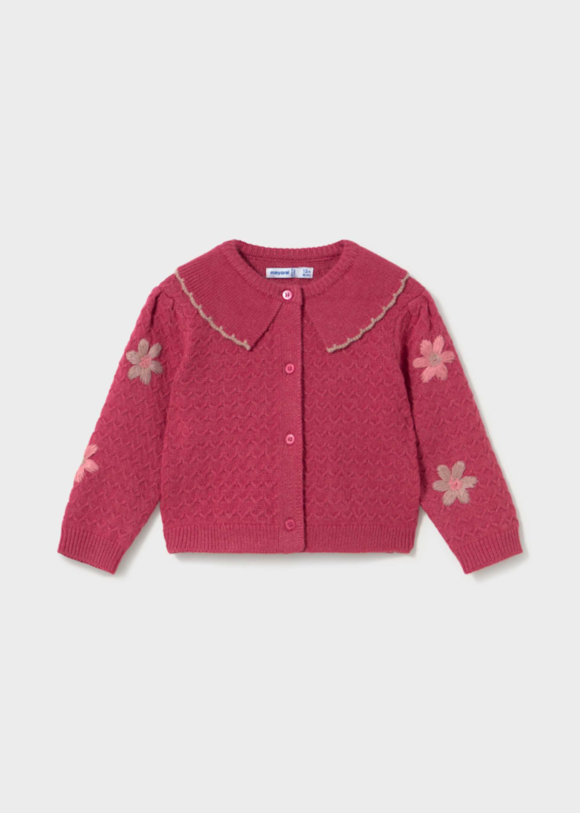 Baby Floral Knit Cardigan