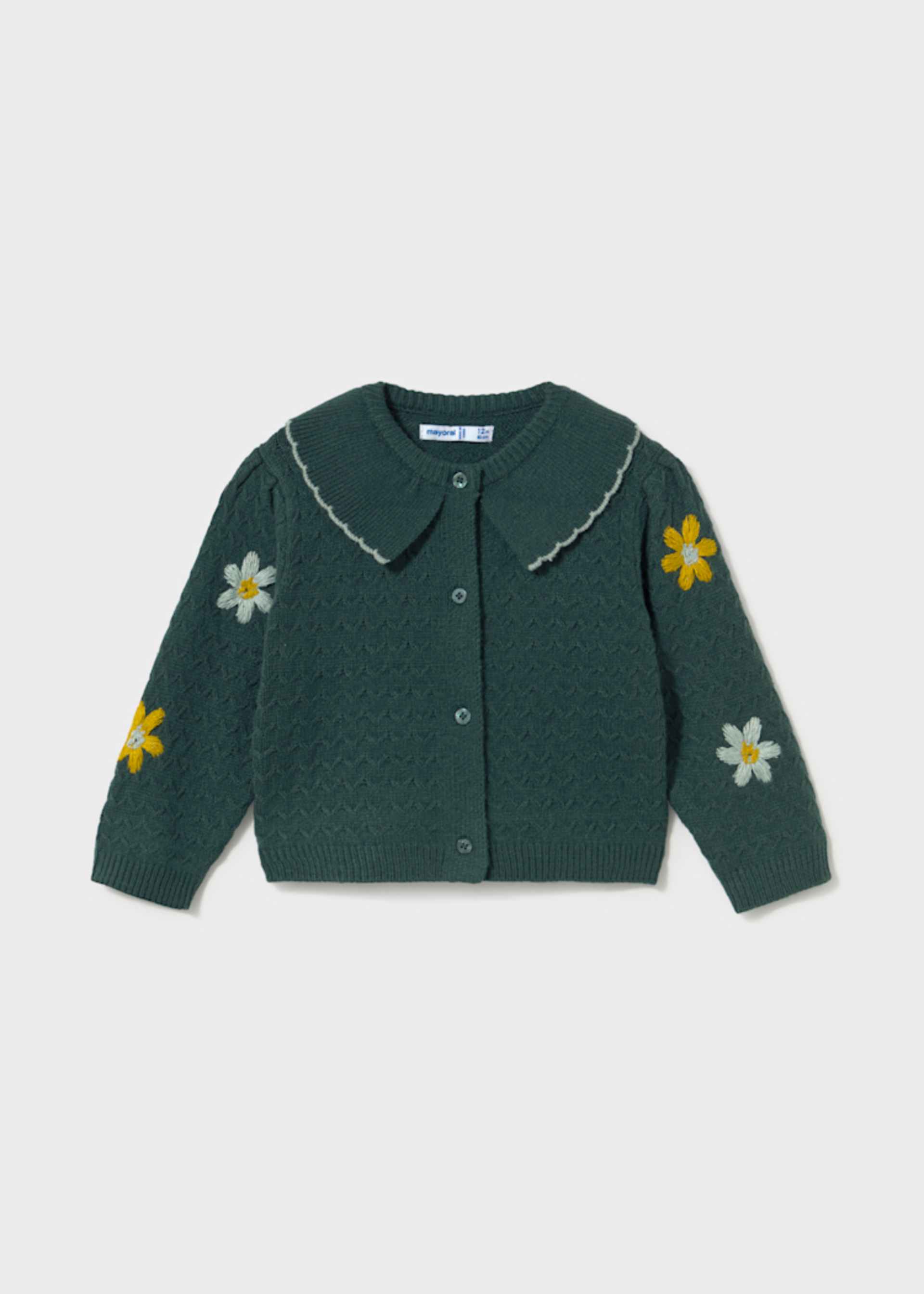 Strickjacke Blumen Baby