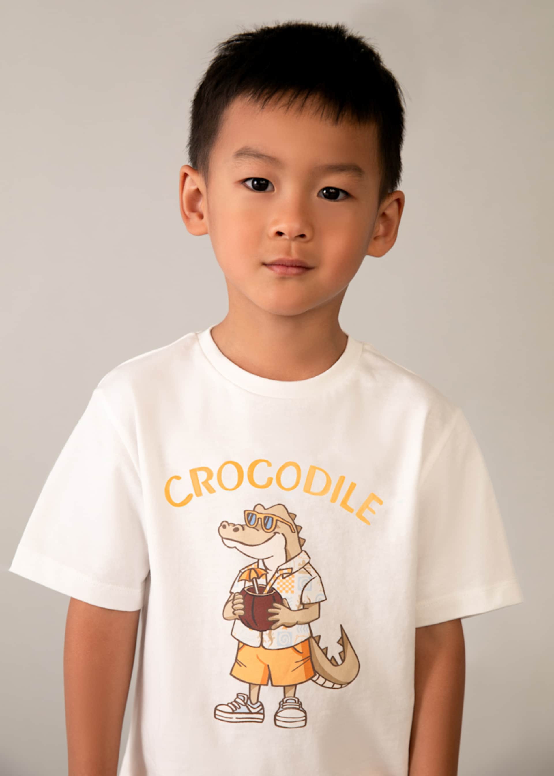 T-shirt crocodile garçon