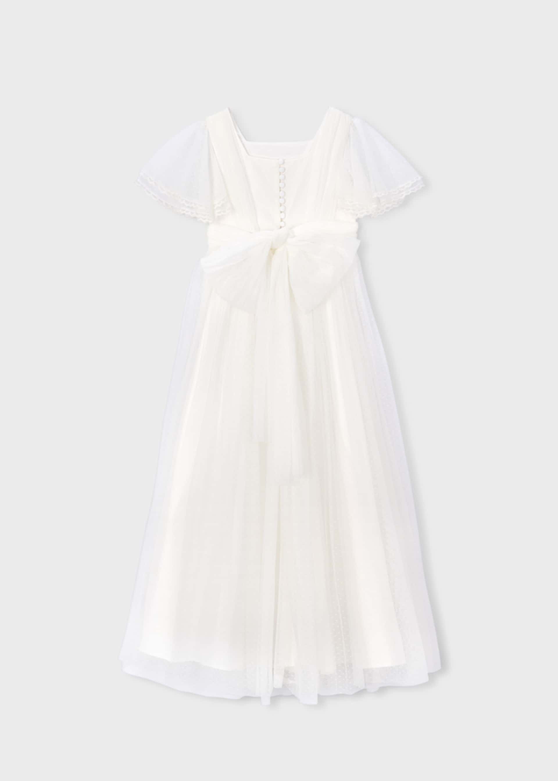 Vestido Comunión tul niña Vestido Comunión tul niña