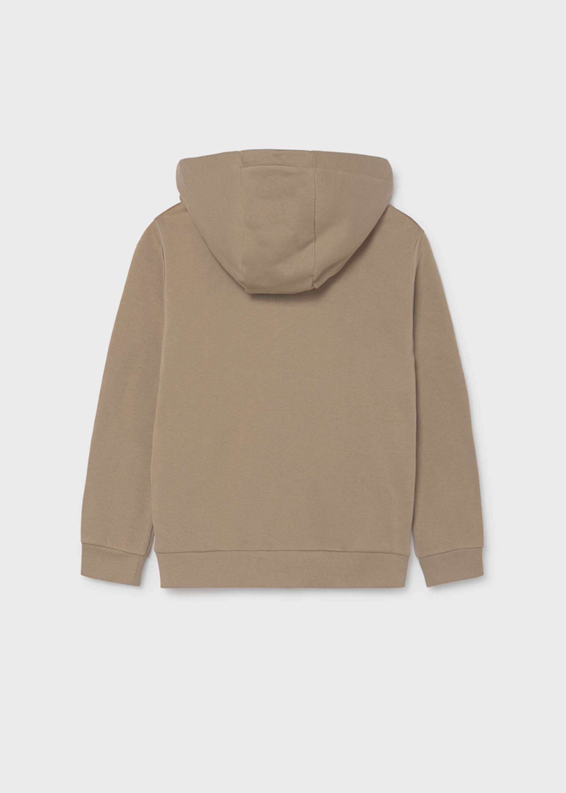 Basic boys' zip-up hoodie