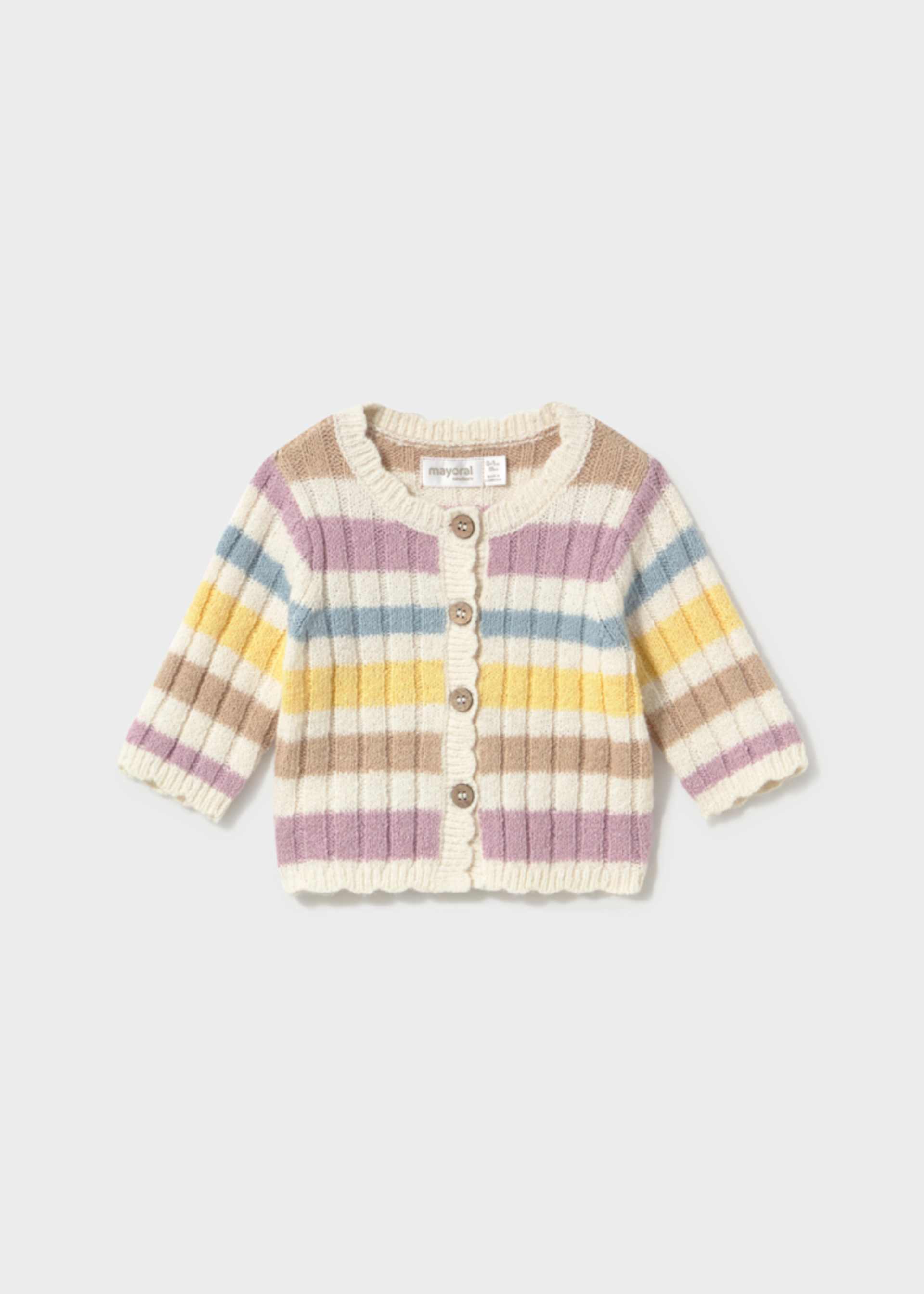 Newborn knitted cardigan