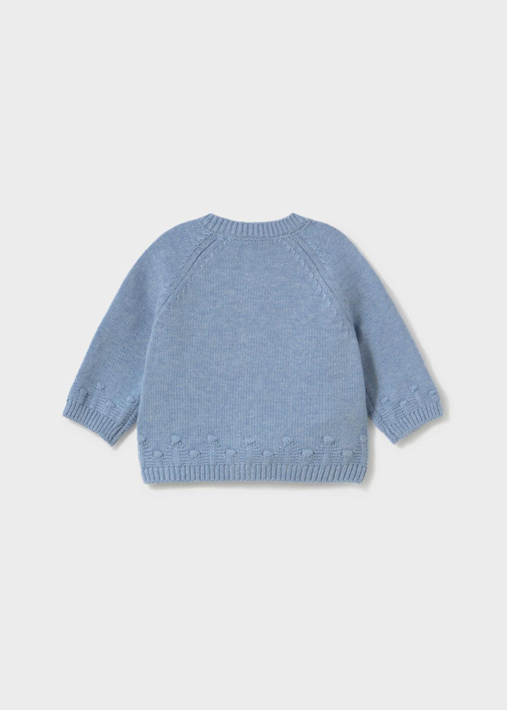 Giacca modello cardigan neonato