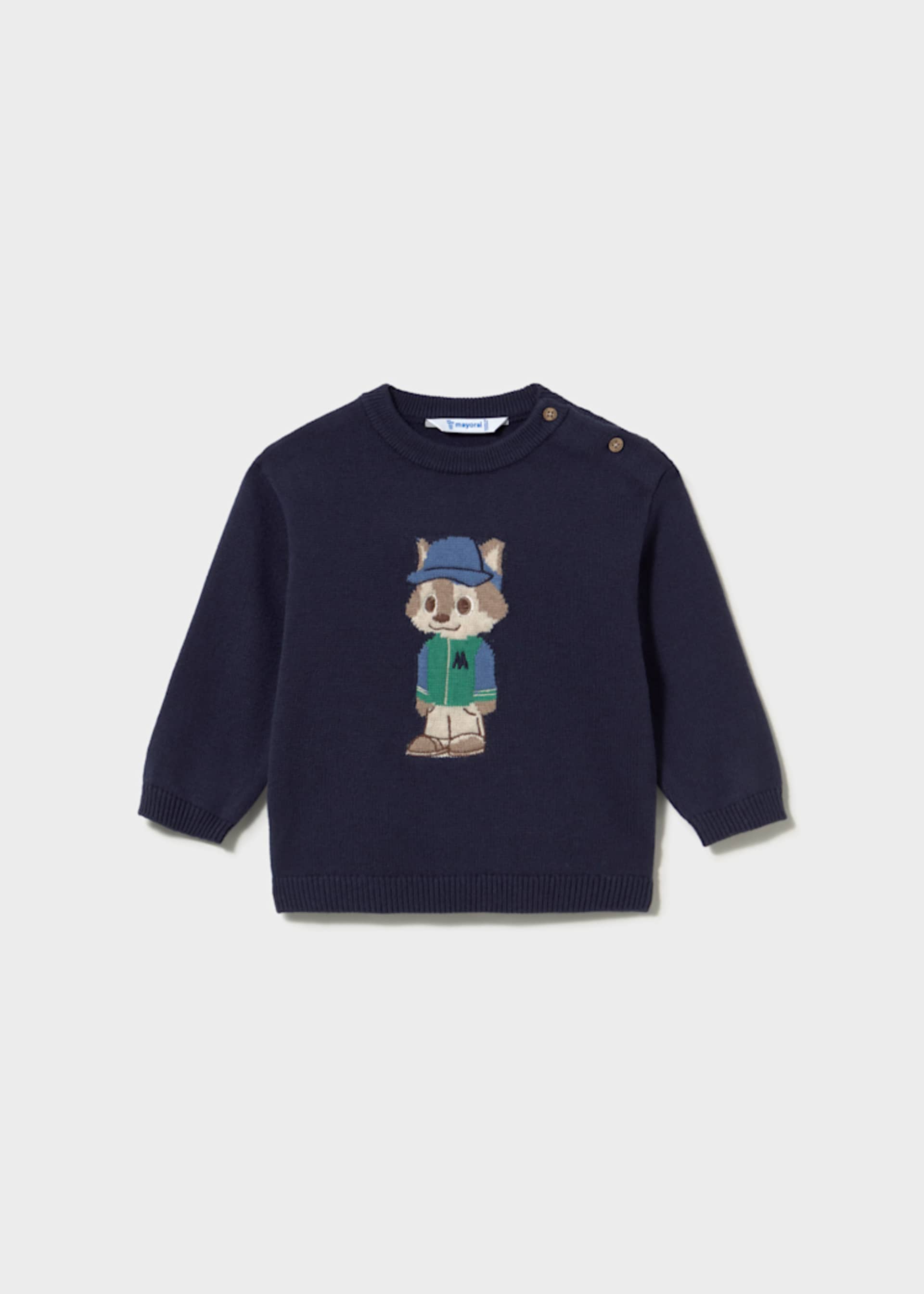 Pull intarsia bébé