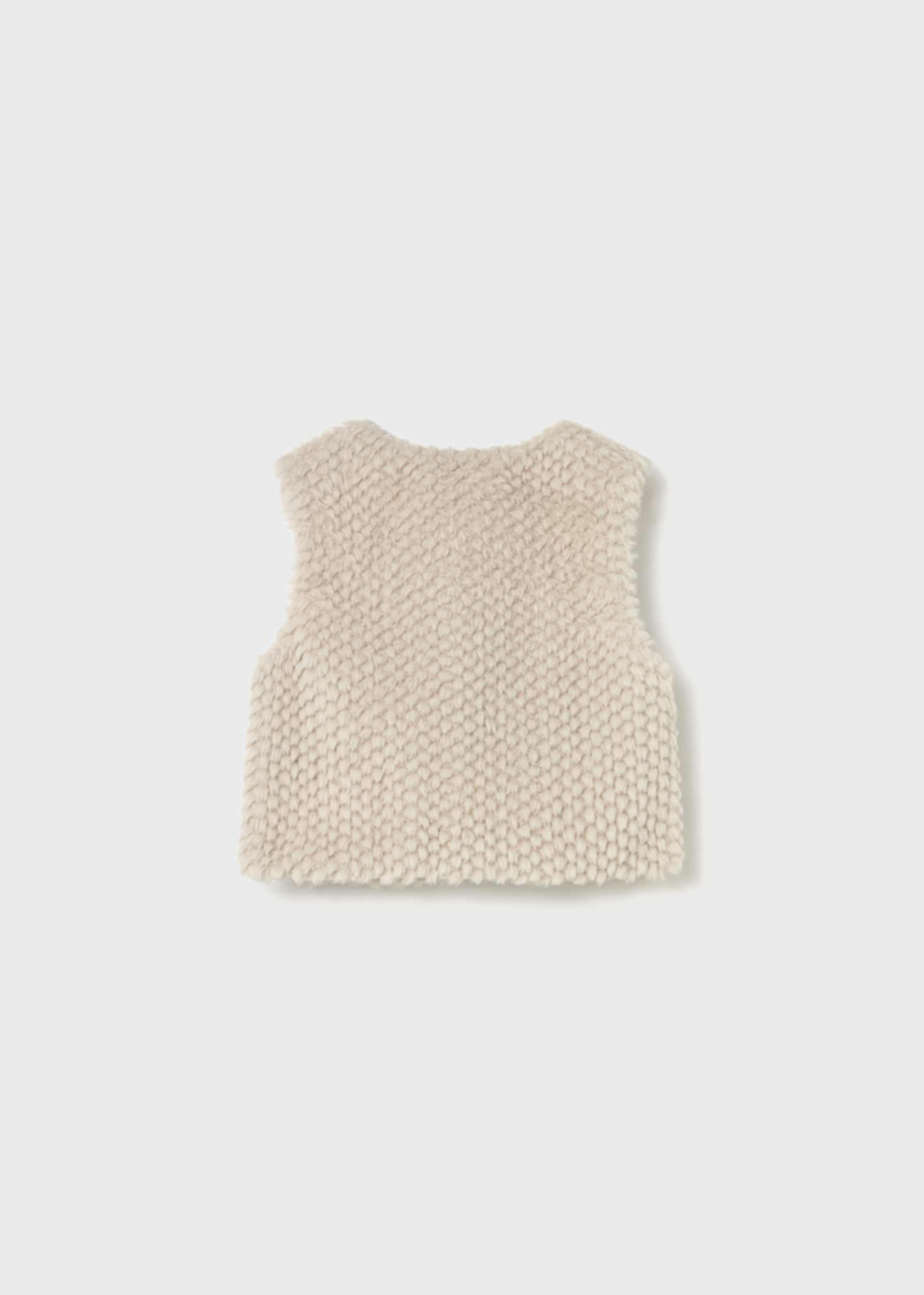 Baby fluffy waistcoat