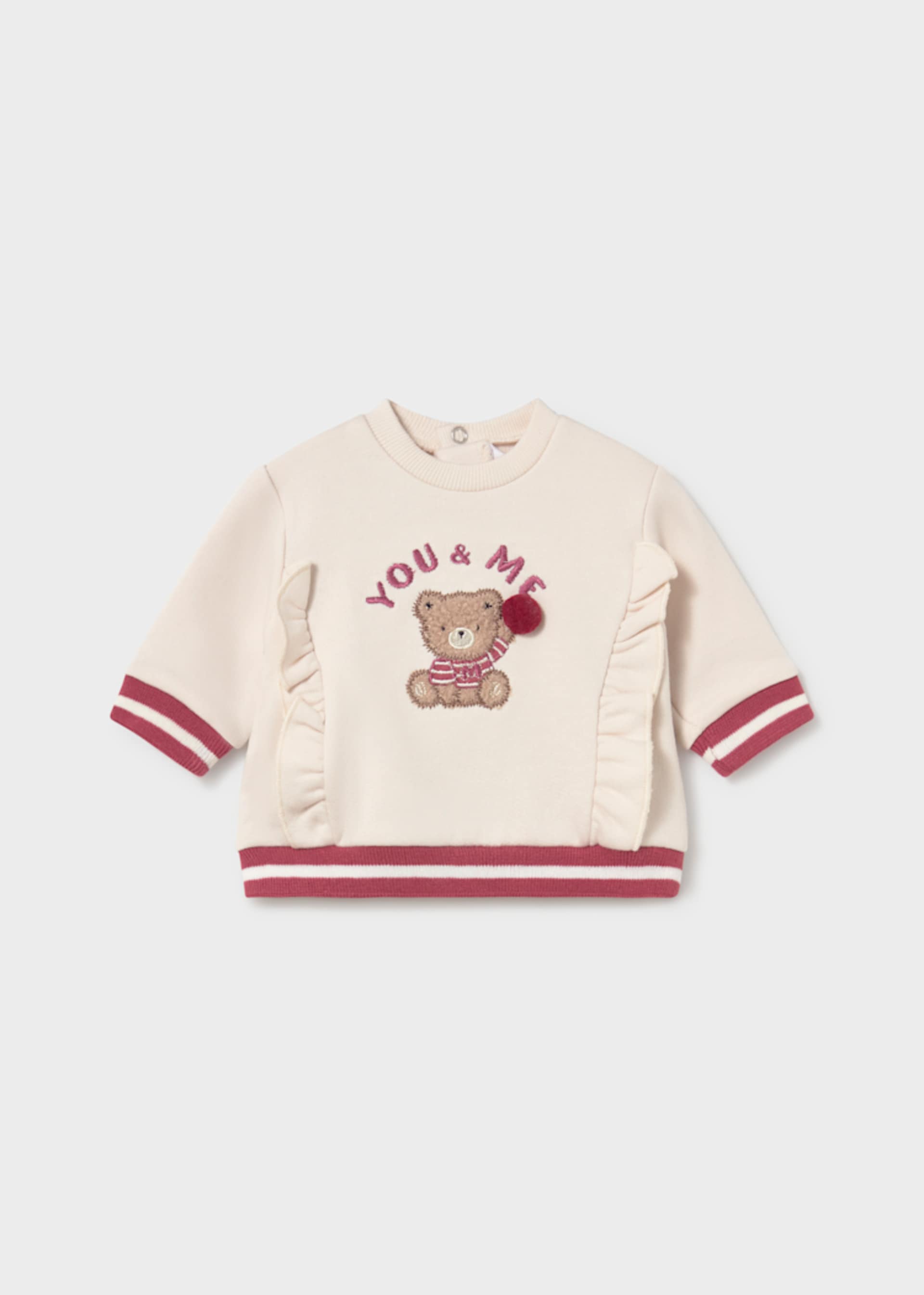 Sweatshirt bestickt Neugeborene Mädchen Sweatshirt bestickt Neugeborene Mädchen