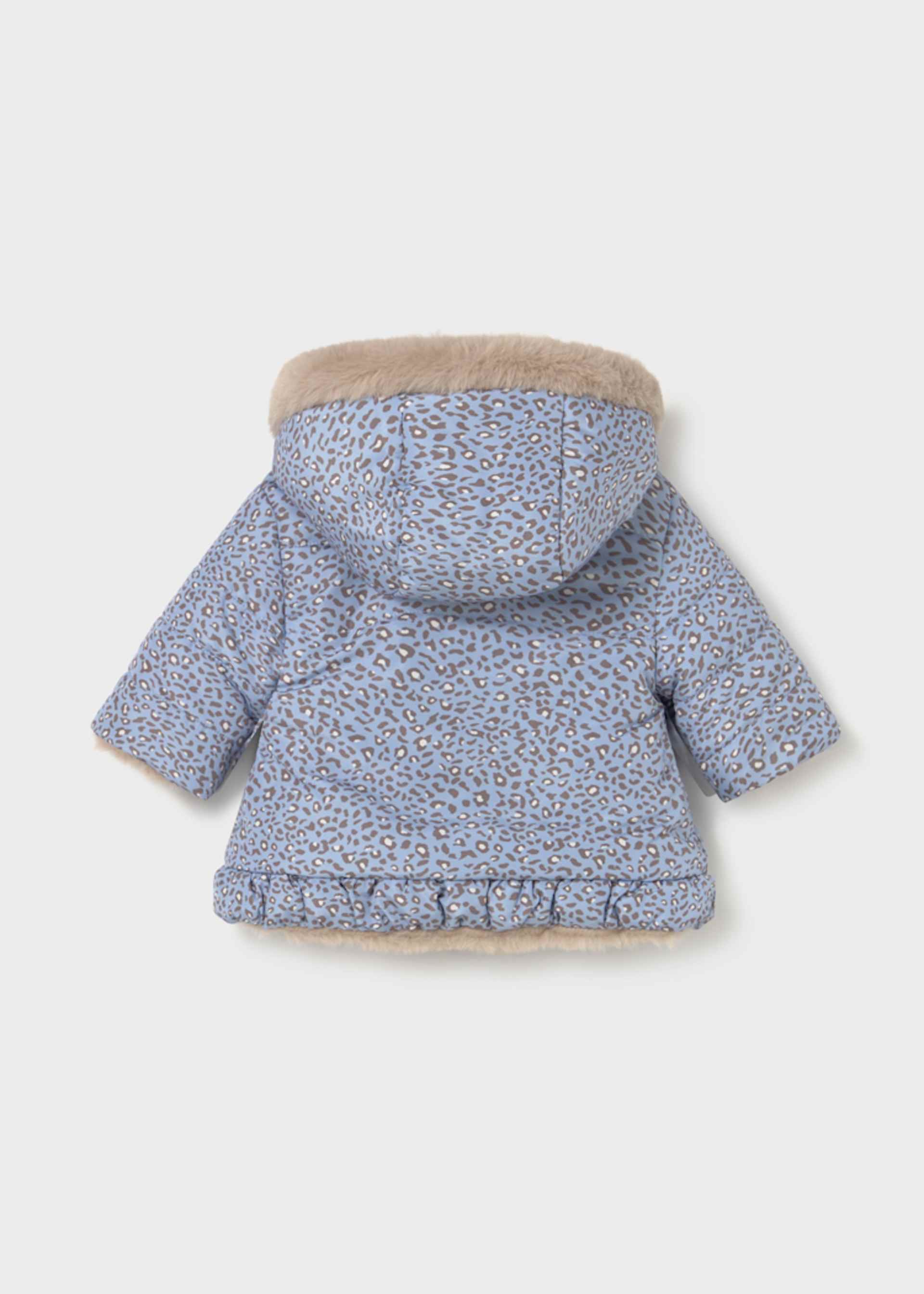 Newborn Girl Reversible Coat