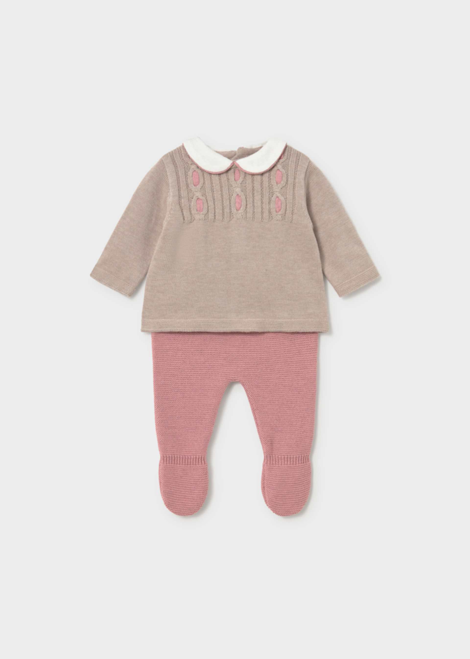 Newborn leggings and sweater set
