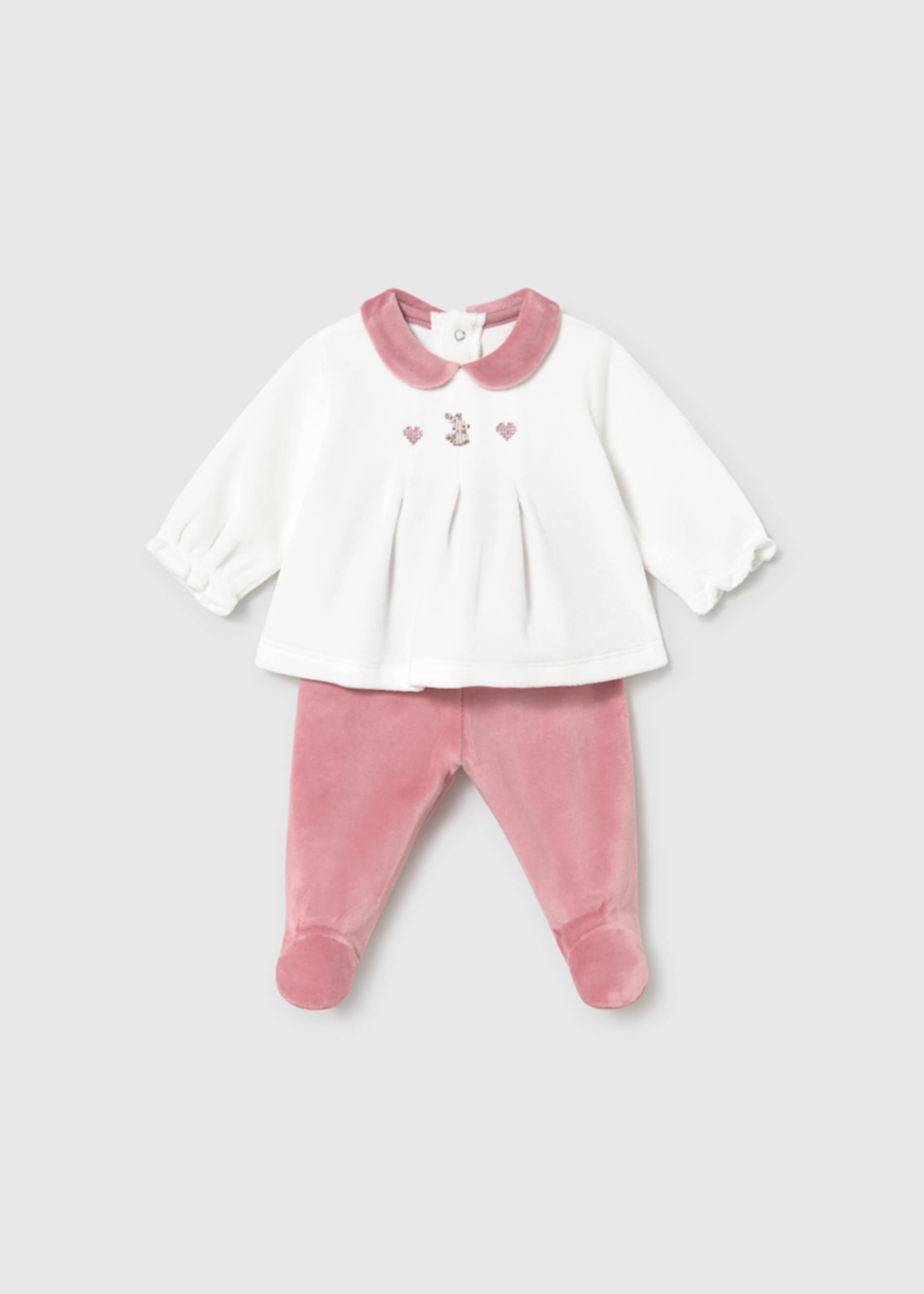 Newborn gaiter and shirt set