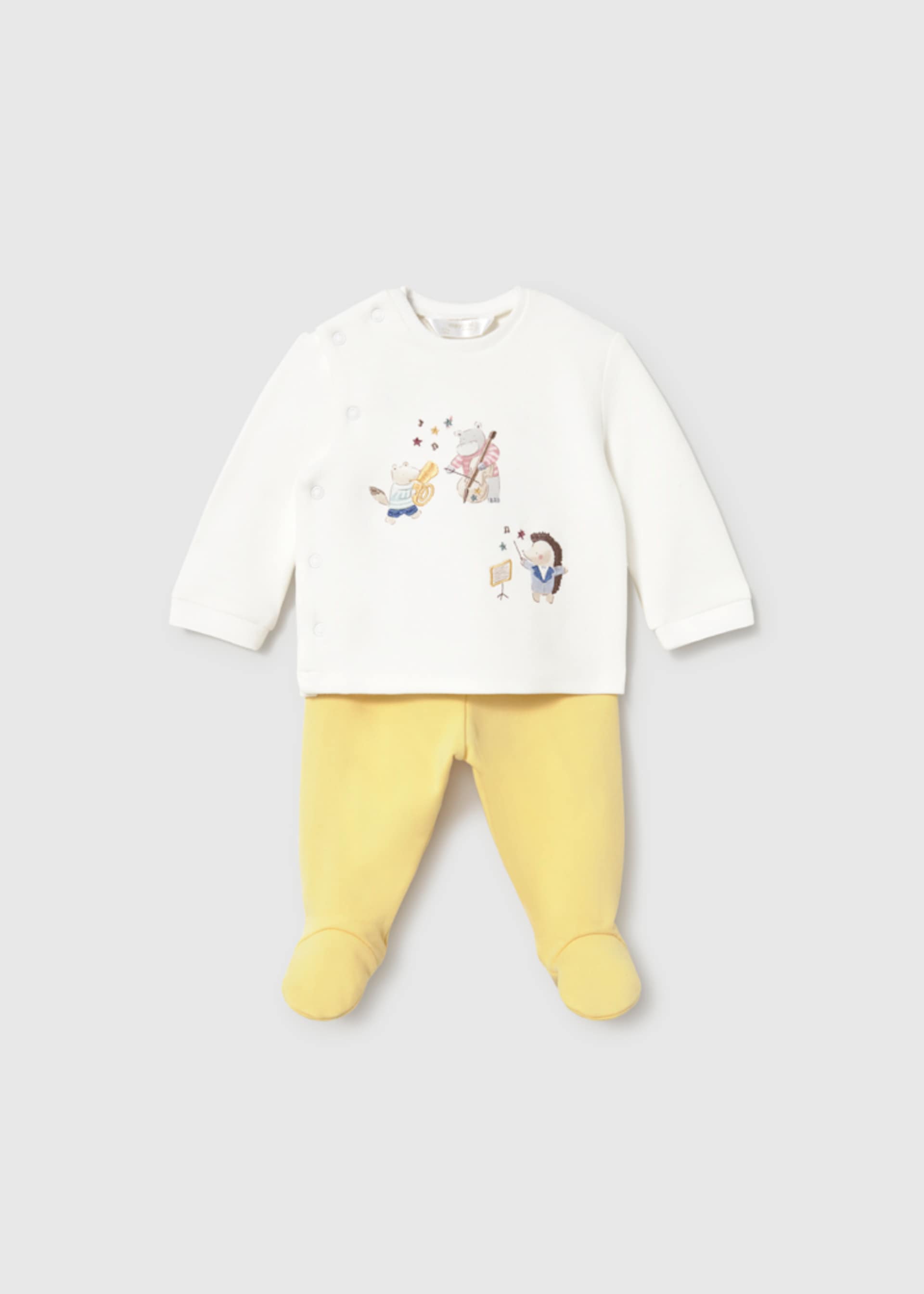 Conjunto pantalón y sudadera recién nacido