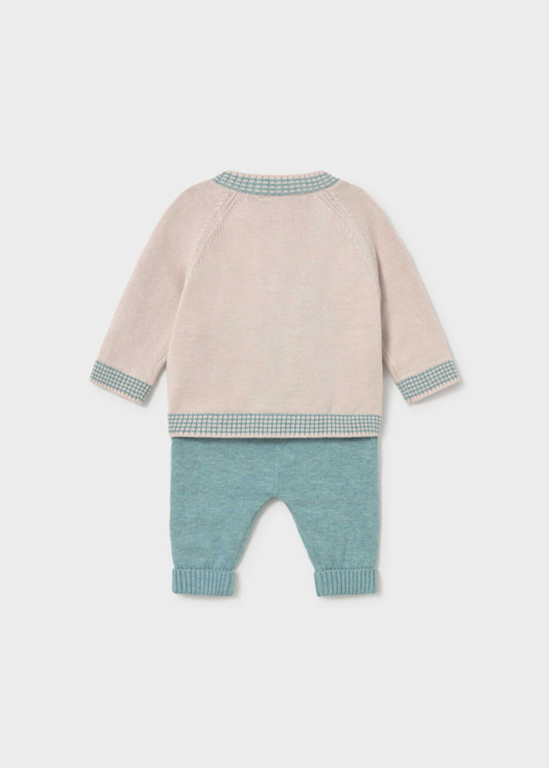 Komplet spodnie i sweter Bear dla noworodka