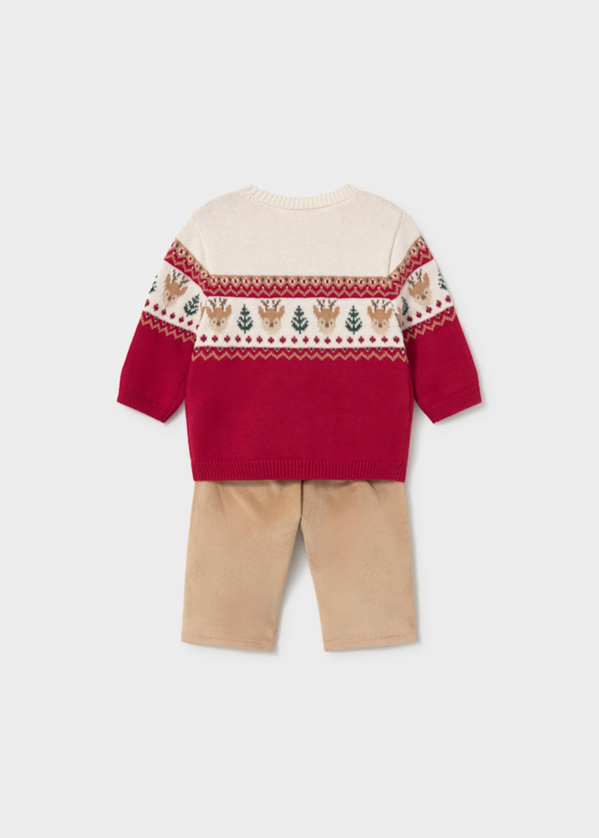 Newborn animal trousers and jumper set Newborn animal trousers and jumper set