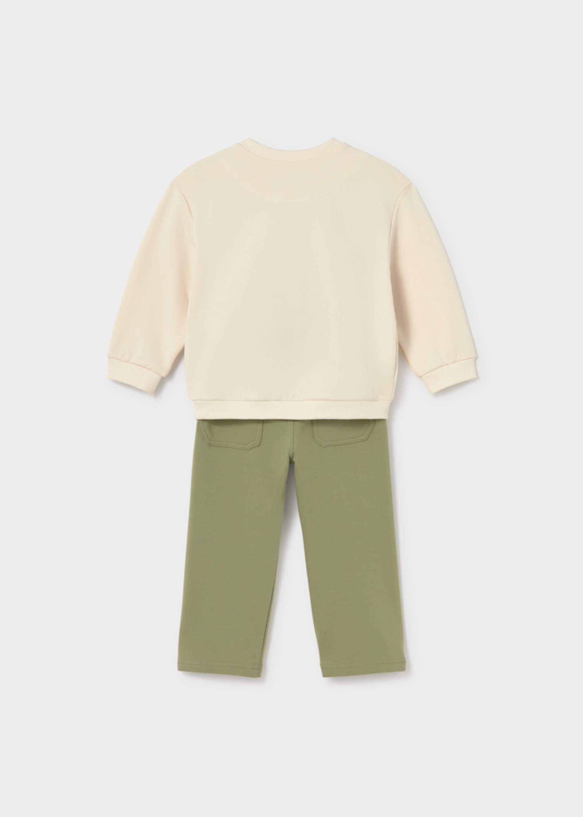 Conjunto calças e sweat bebé